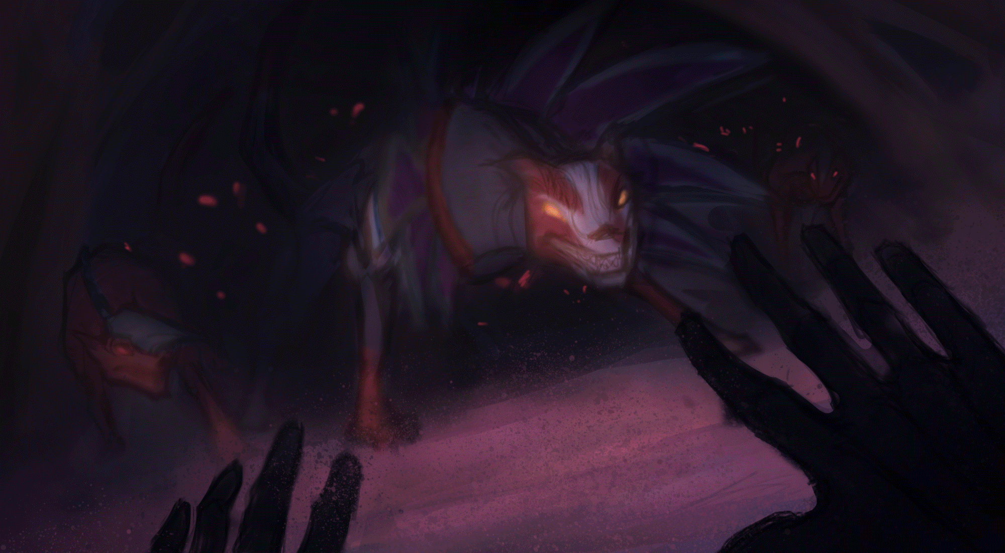 2000x1102 Naafiri splash FanArt League of Legends