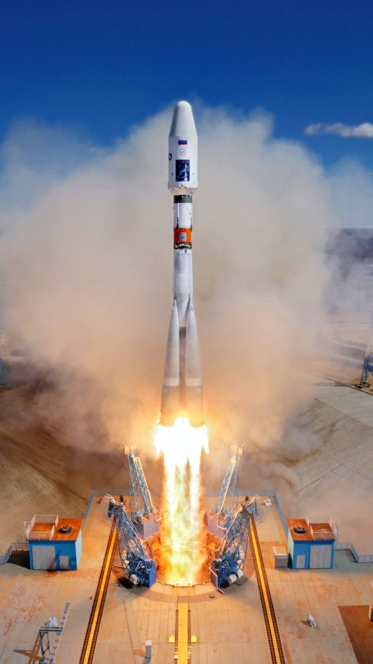 750x1334 Phone wallpaper: Rocket, Roscosmos, Man Made 1289383
