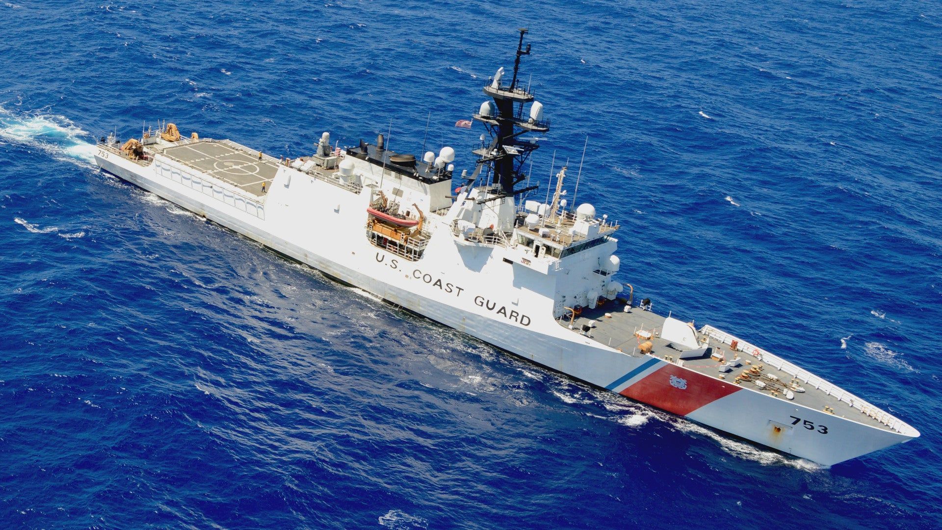 1920x1080 U.S. Coast Guard Cutter Enters The Tense Black Sea Highlighting The Service's Overseas Presence