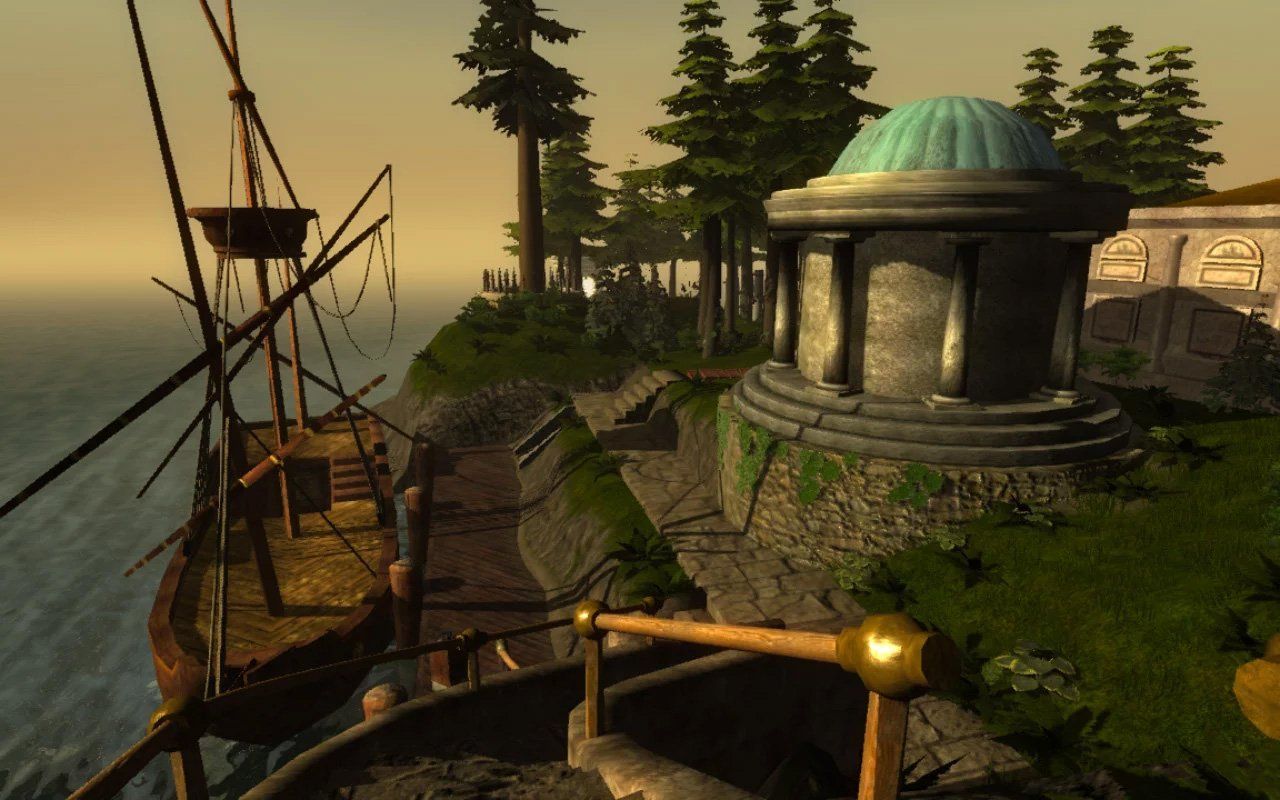 1280x800 Myst Cyan Worlds Wallpaper