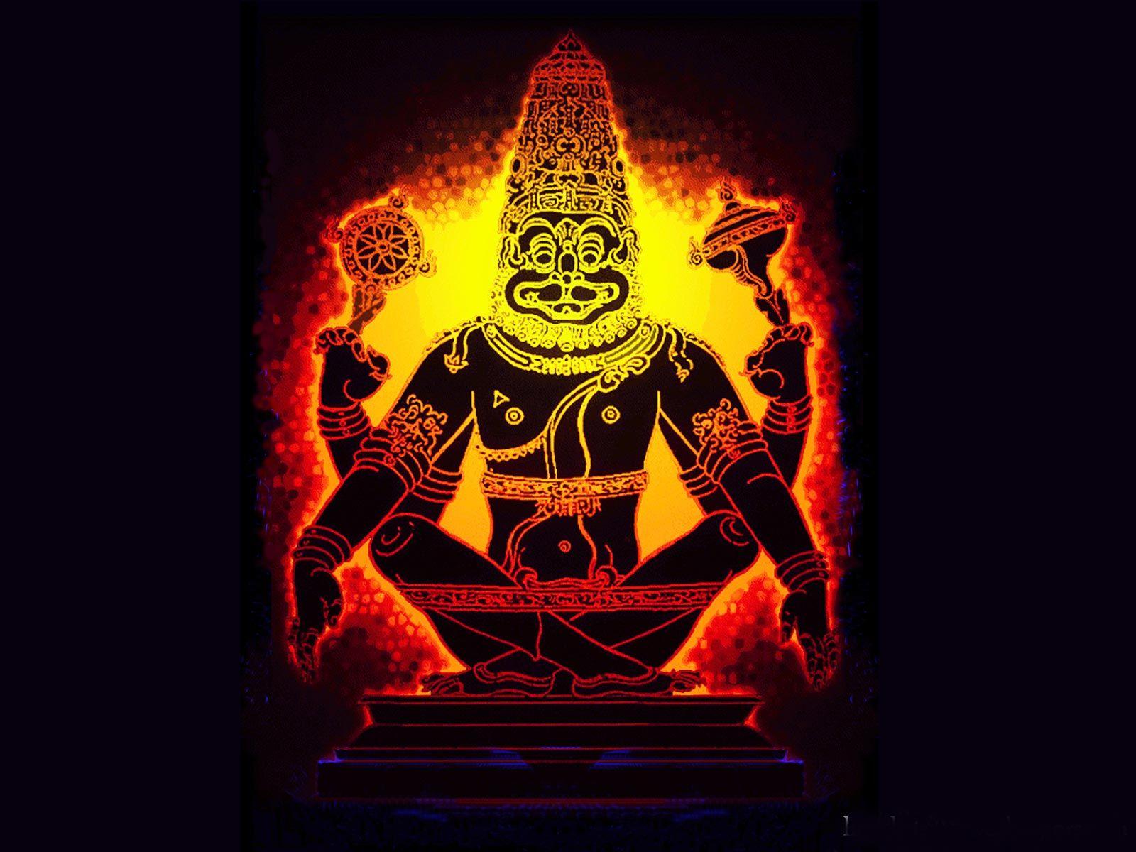1600x1200 Lord Narasimha Wallpaper
