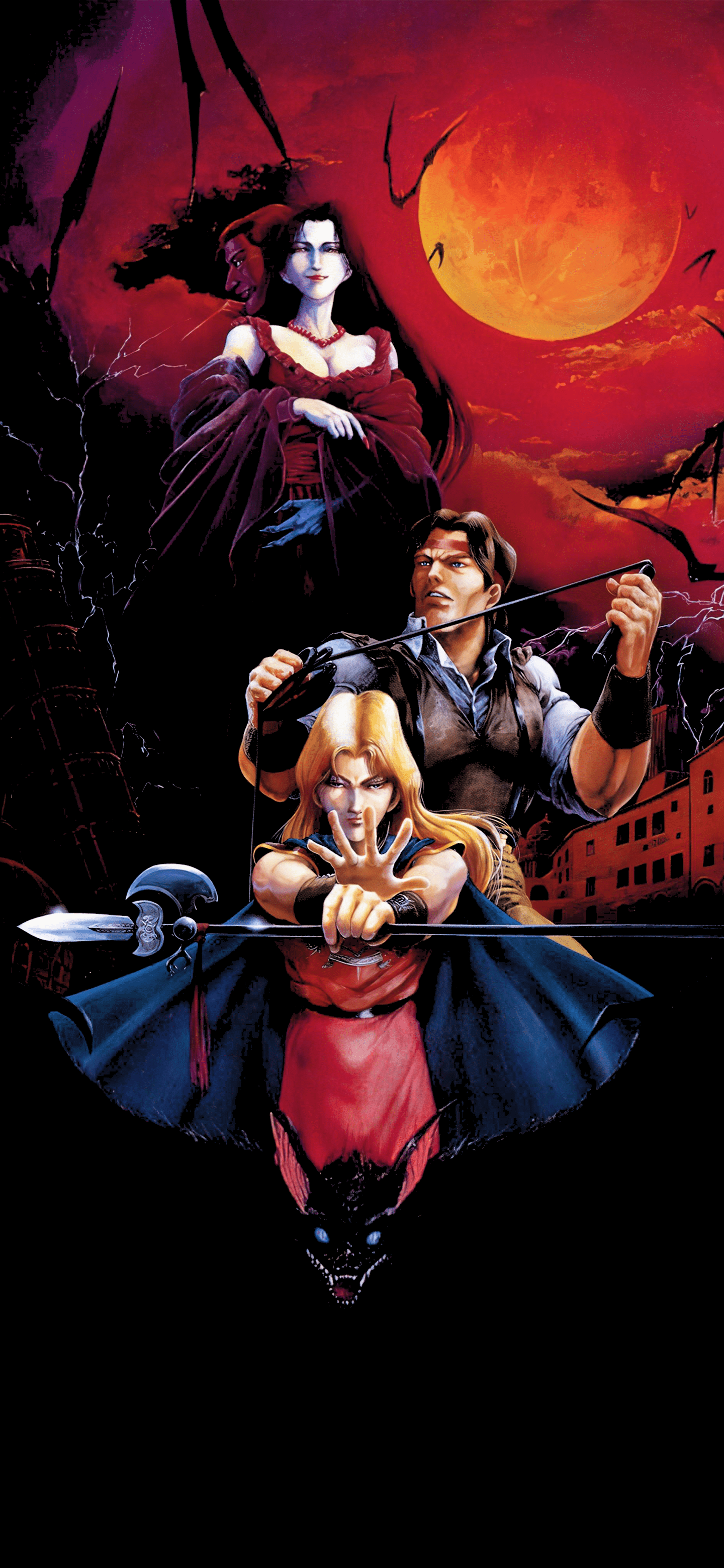 1440x3120 CastleVania Bloodlines JP Cover [1440x3120]