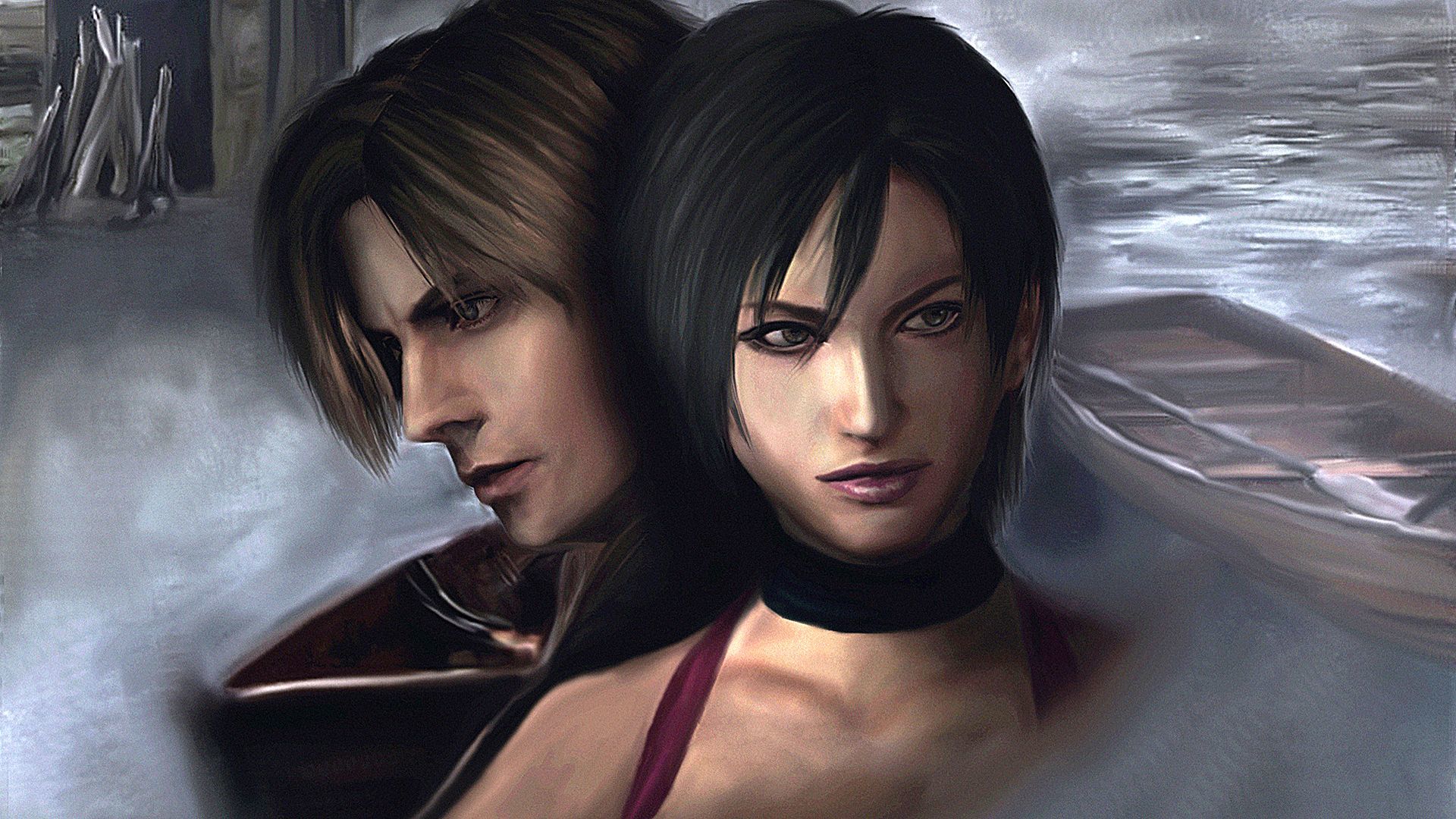 1920x1080 Wallpaper village, horror, Ada Wong, Resident Evil Leon Kennedy for mobile and desktop, section игры, resolution 1920x1080
