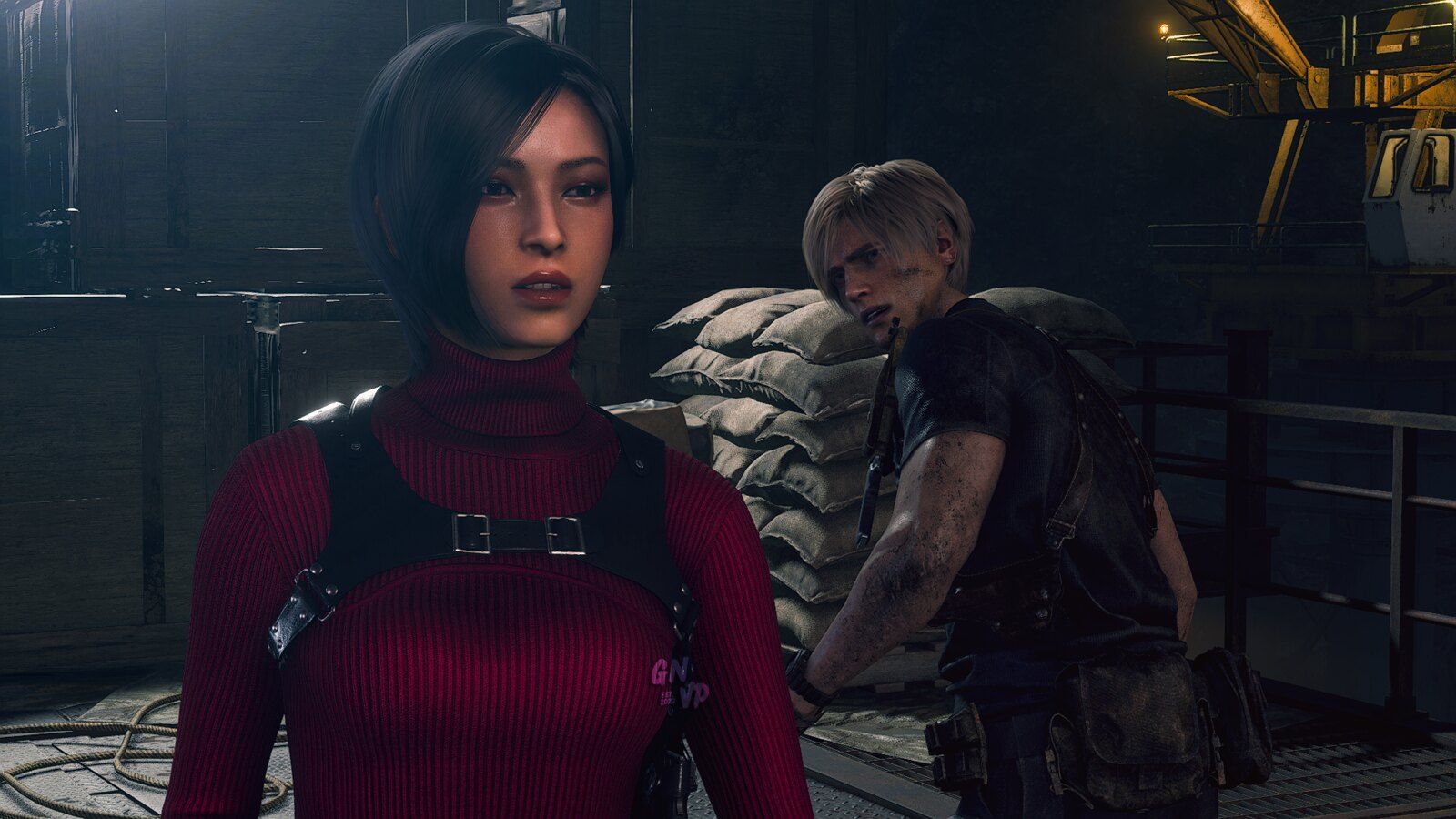 1600x900 Resident Evil 4 Remake. Ada Wong & Leon Kennedy