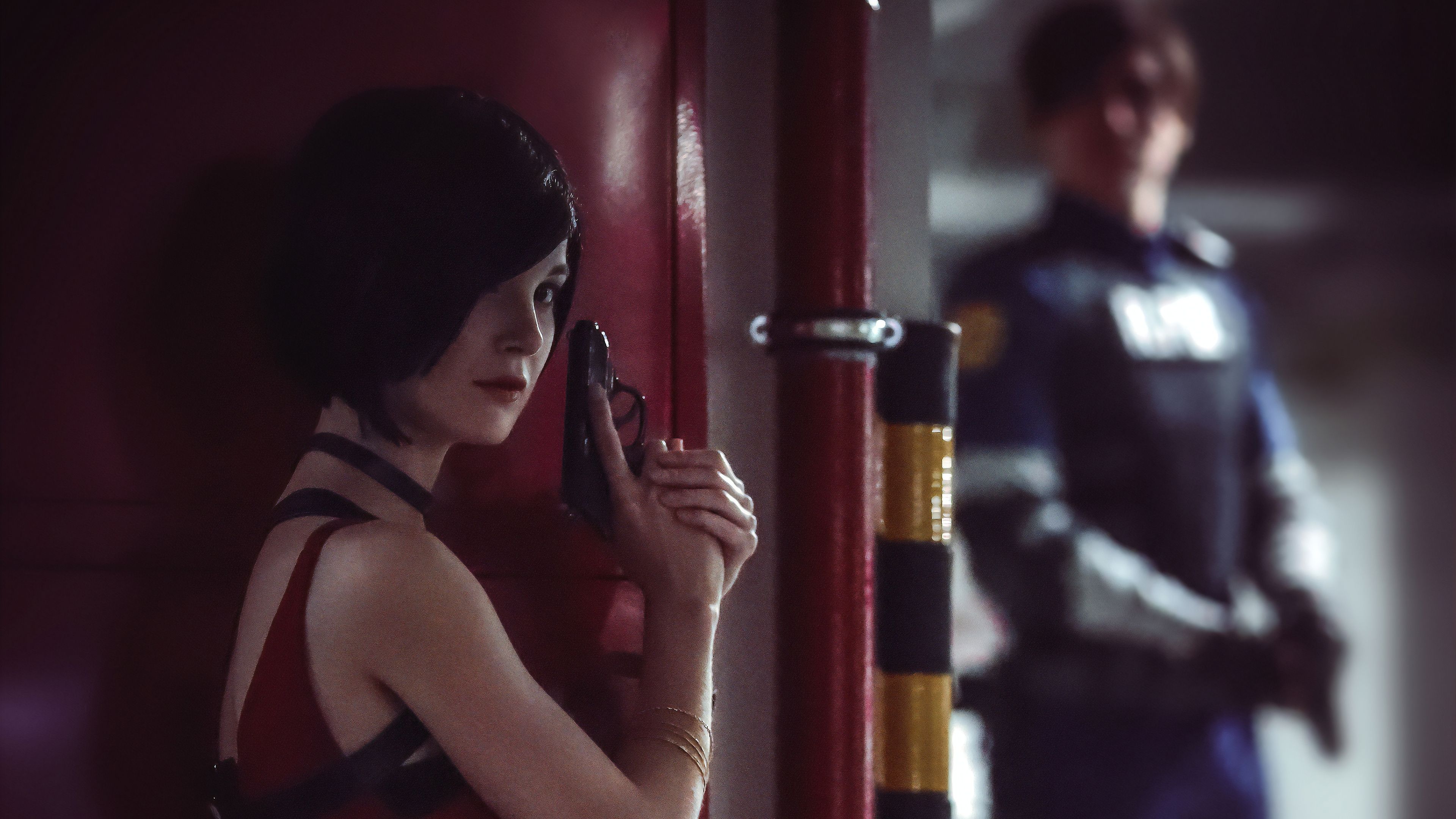 3840x2160 Ada Wong And Leon Cosplay Wallpaper, HD Games Wallpaper, 4k Wallpaper, Image, Background, Photos and Picture