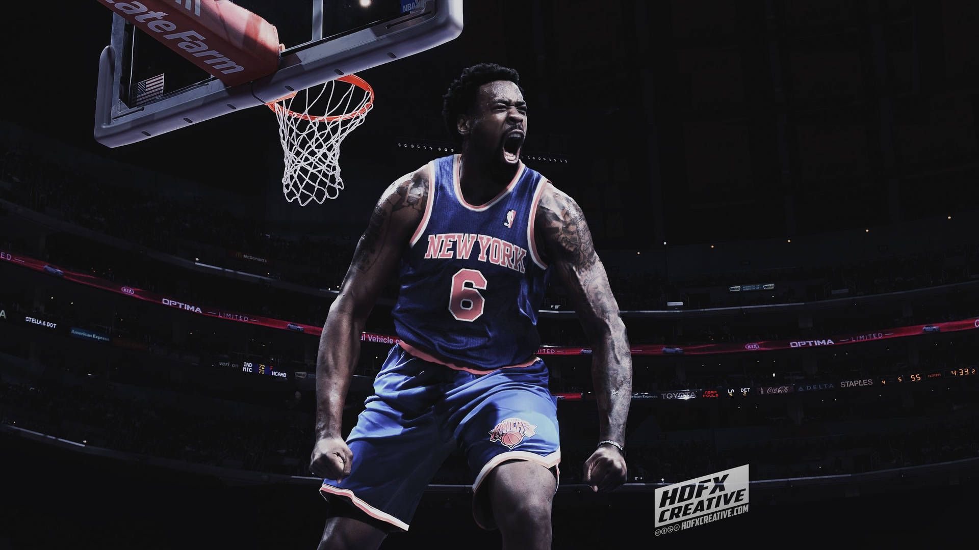 1920x1080 Download DeAndre Jordan Rocks the NBA as a New York Knick Wallpaper