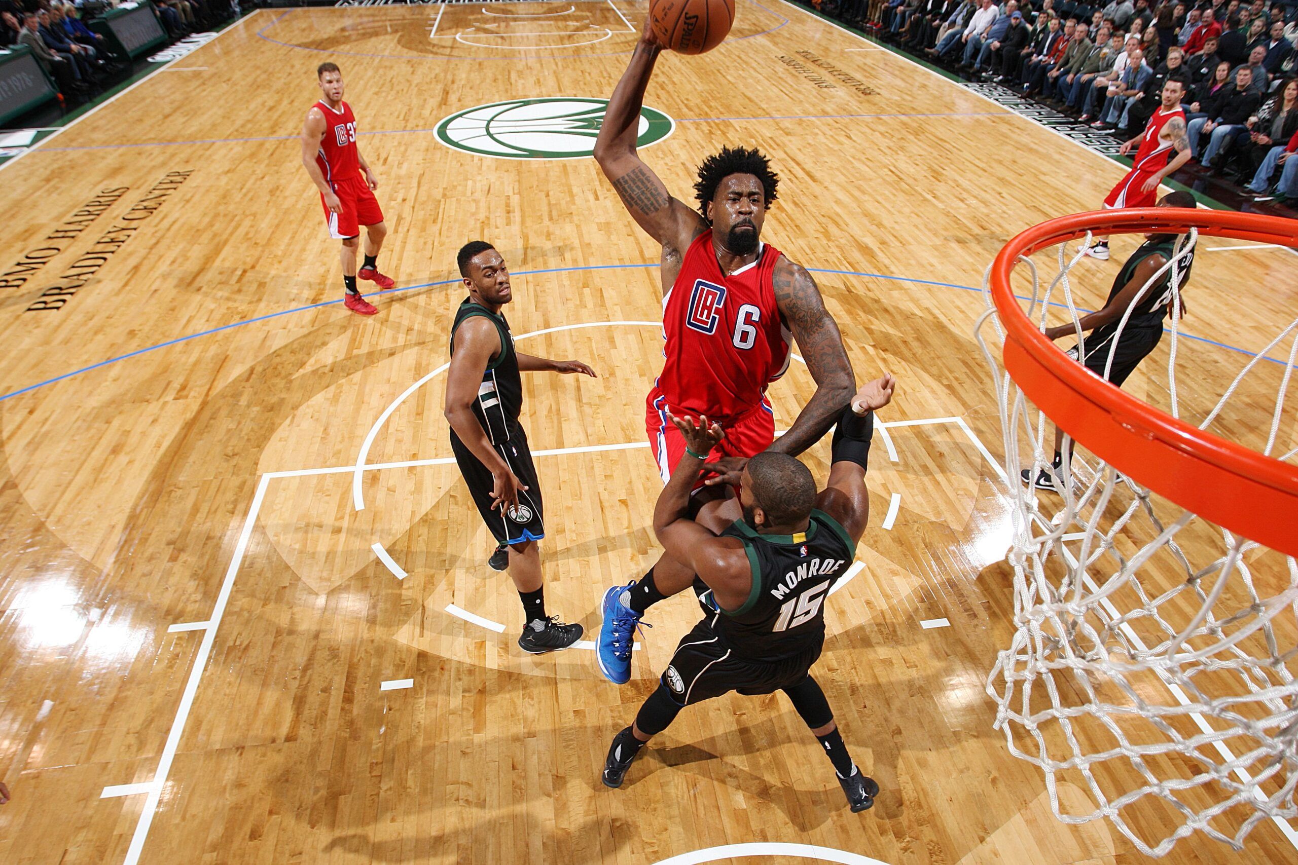 2560x1707 Deandre Jordan Over Brandon Knight DeAndre Jordan MONSTER SLAM On Brandon Knight Dunk Of The Year