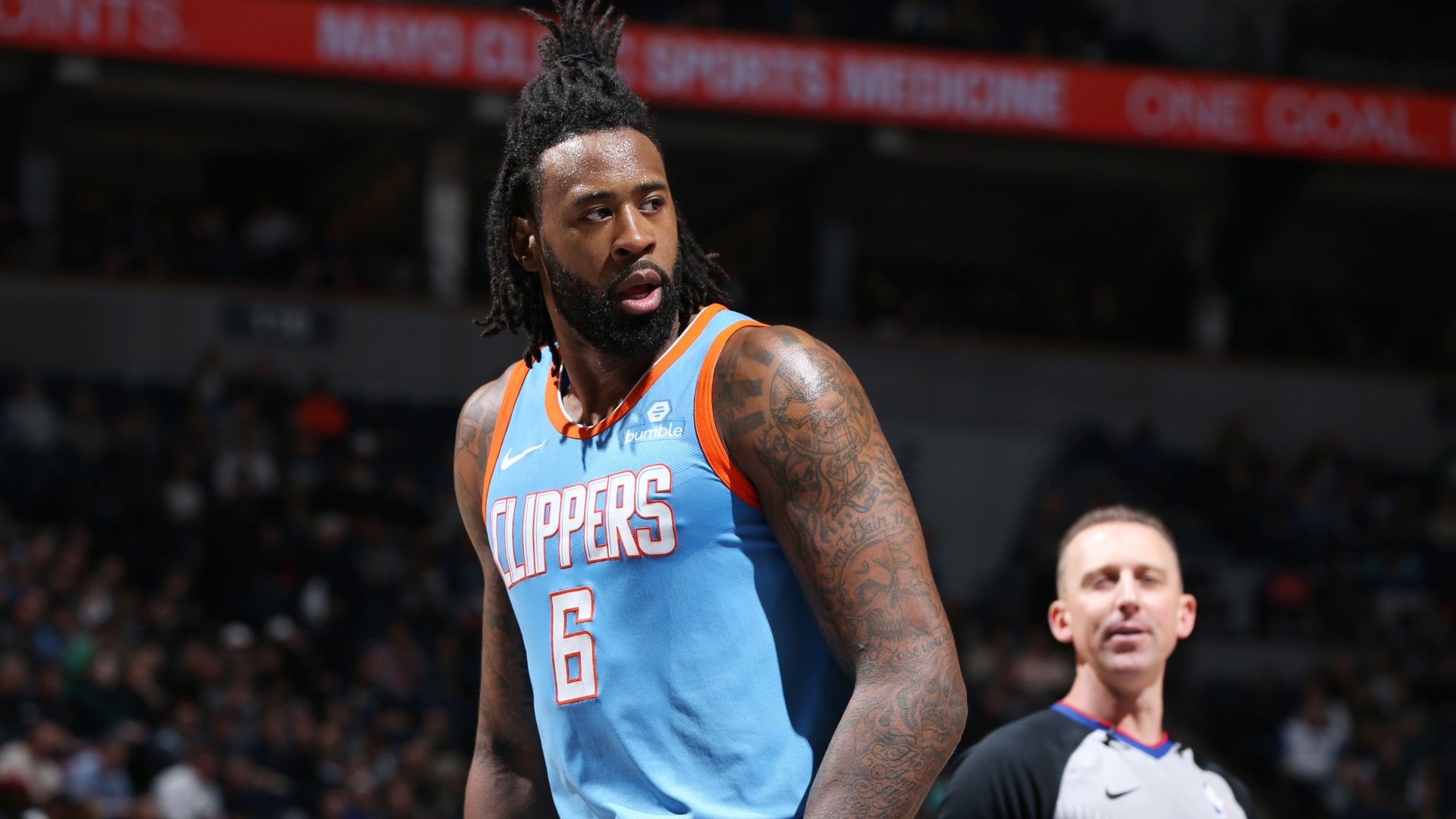 1920x1080 LA Clippers most rebounds in a playoff game