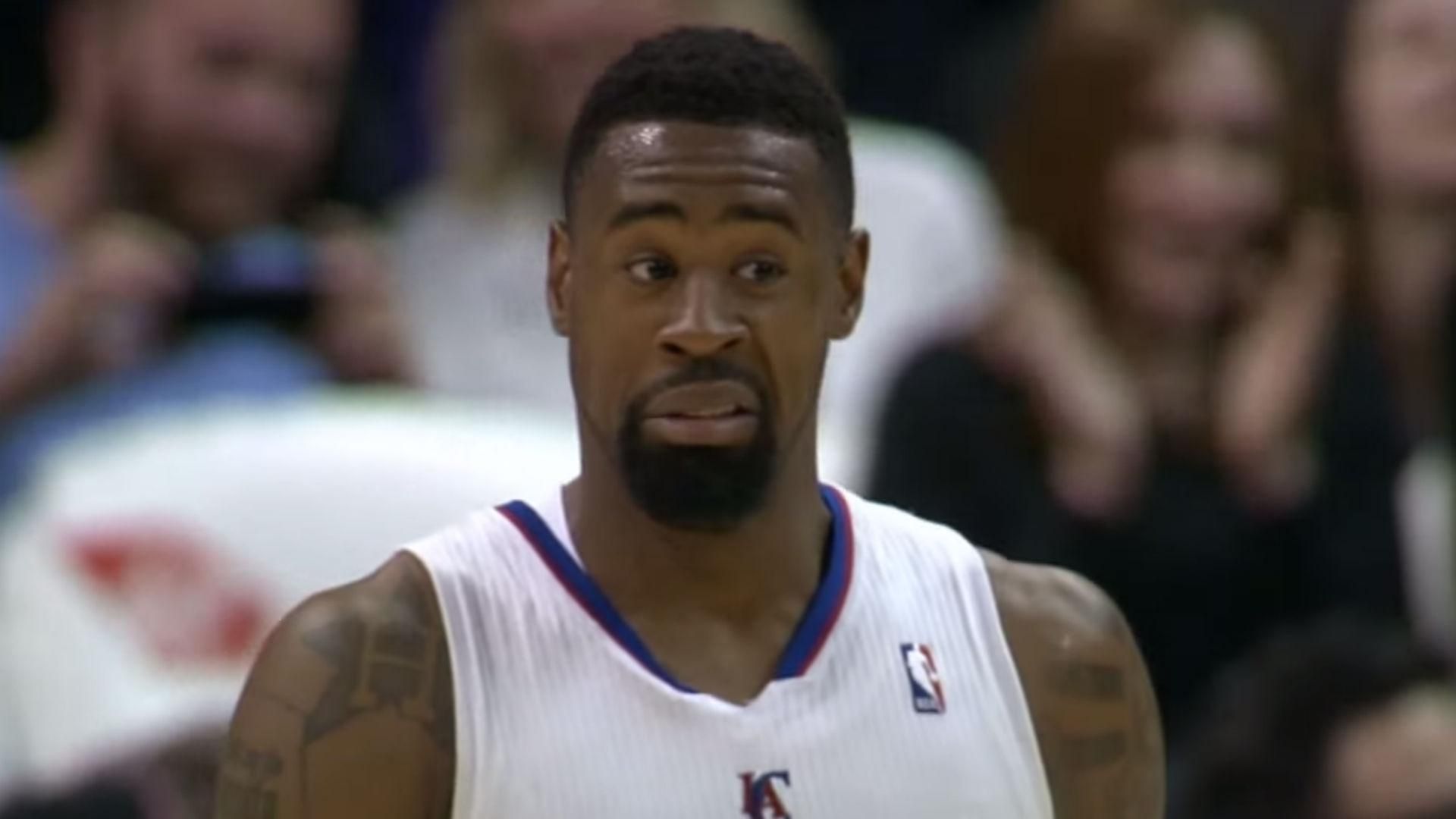 1920x1080 DeAndre Jordan dunked so hard he bent a rim
