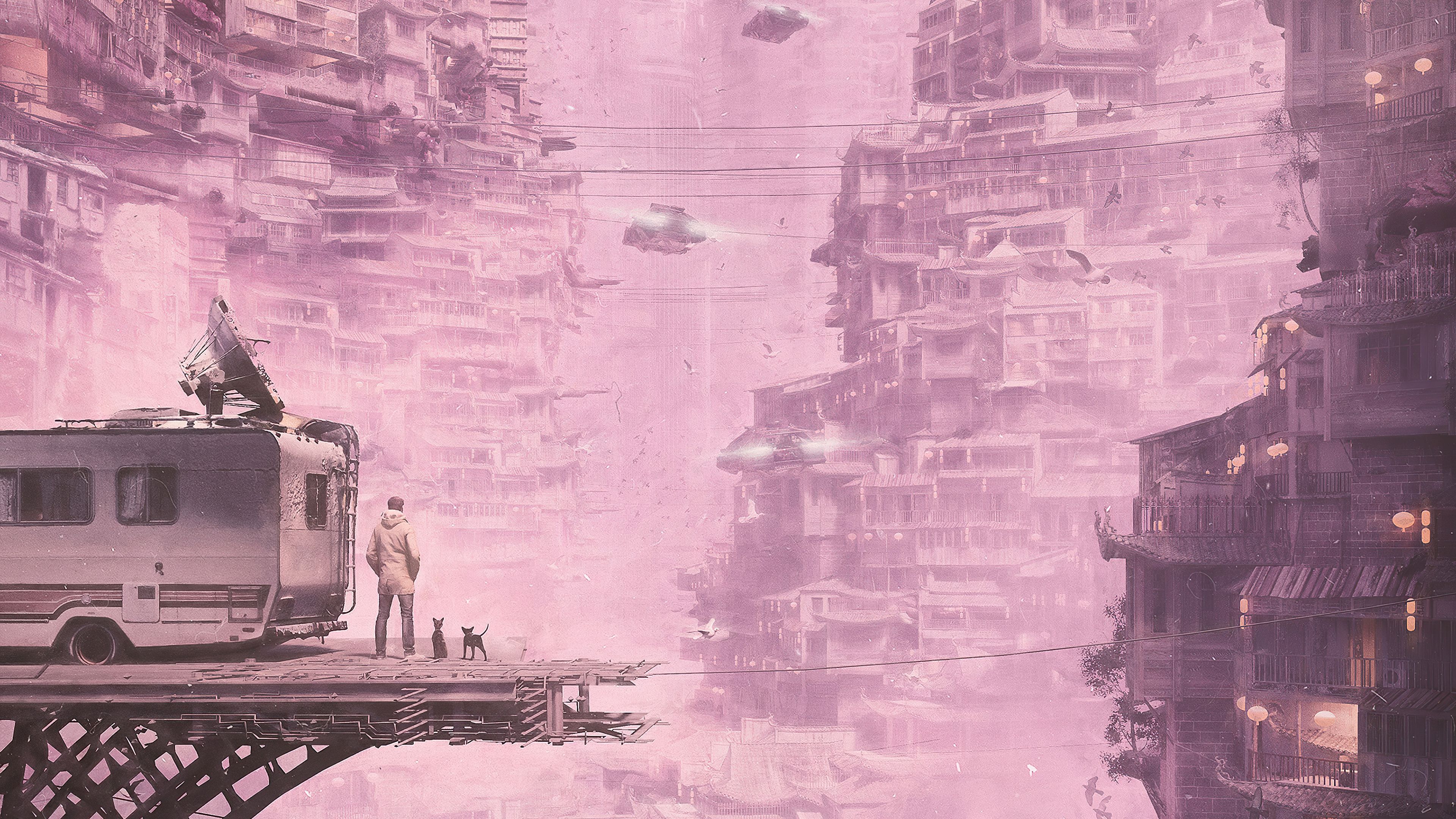 3840x2160 Dystopian Visions Wallpaper, HD Artist Wallpaper, 4k Wallpaper, Image, Background, Photos and Picture