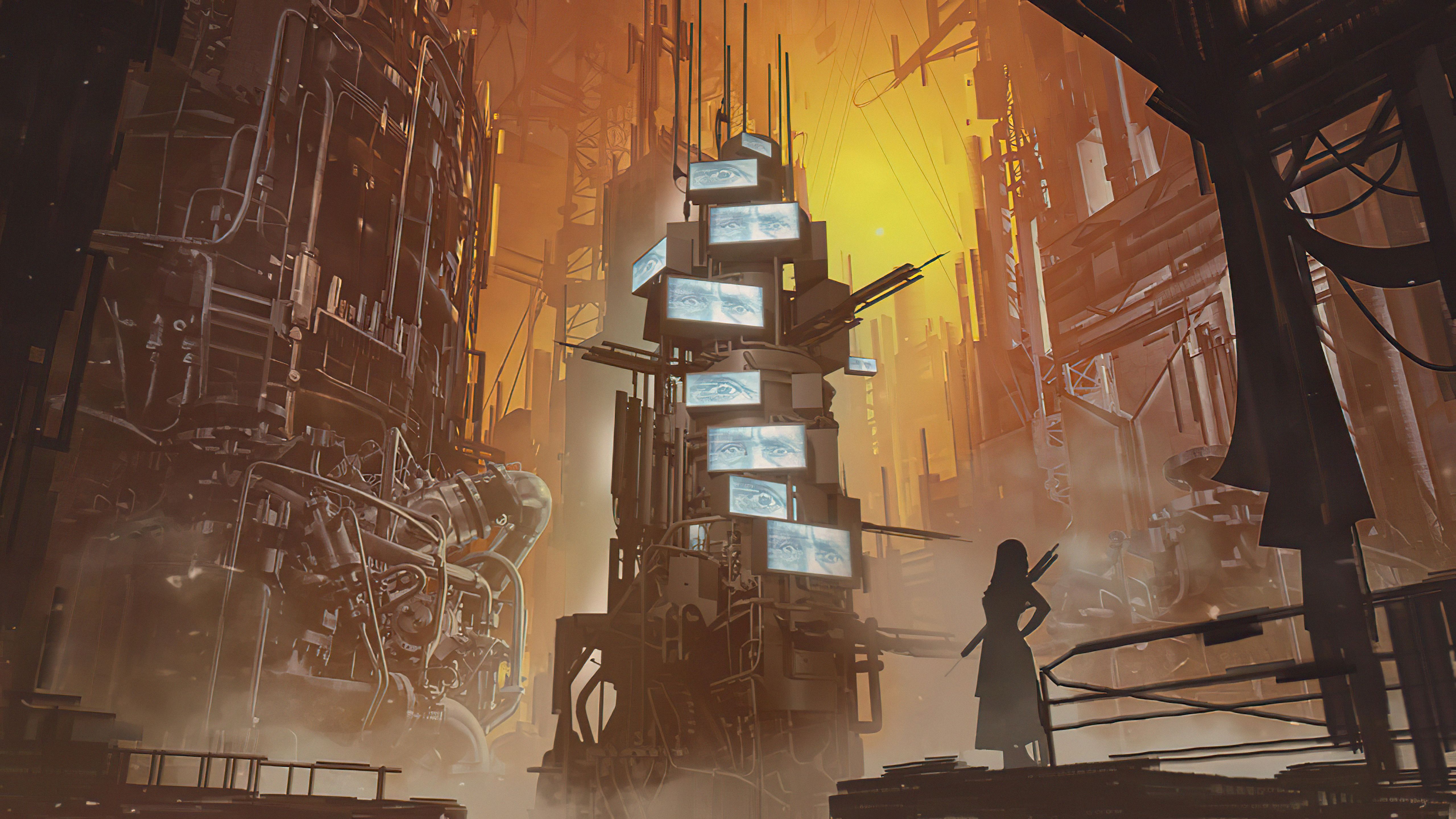 5120x2880 Dystopian City Concept 5k Wallpaper, HD Artist Wallpaper, 4k Wallpaper, Image, Background, Photos and Picture