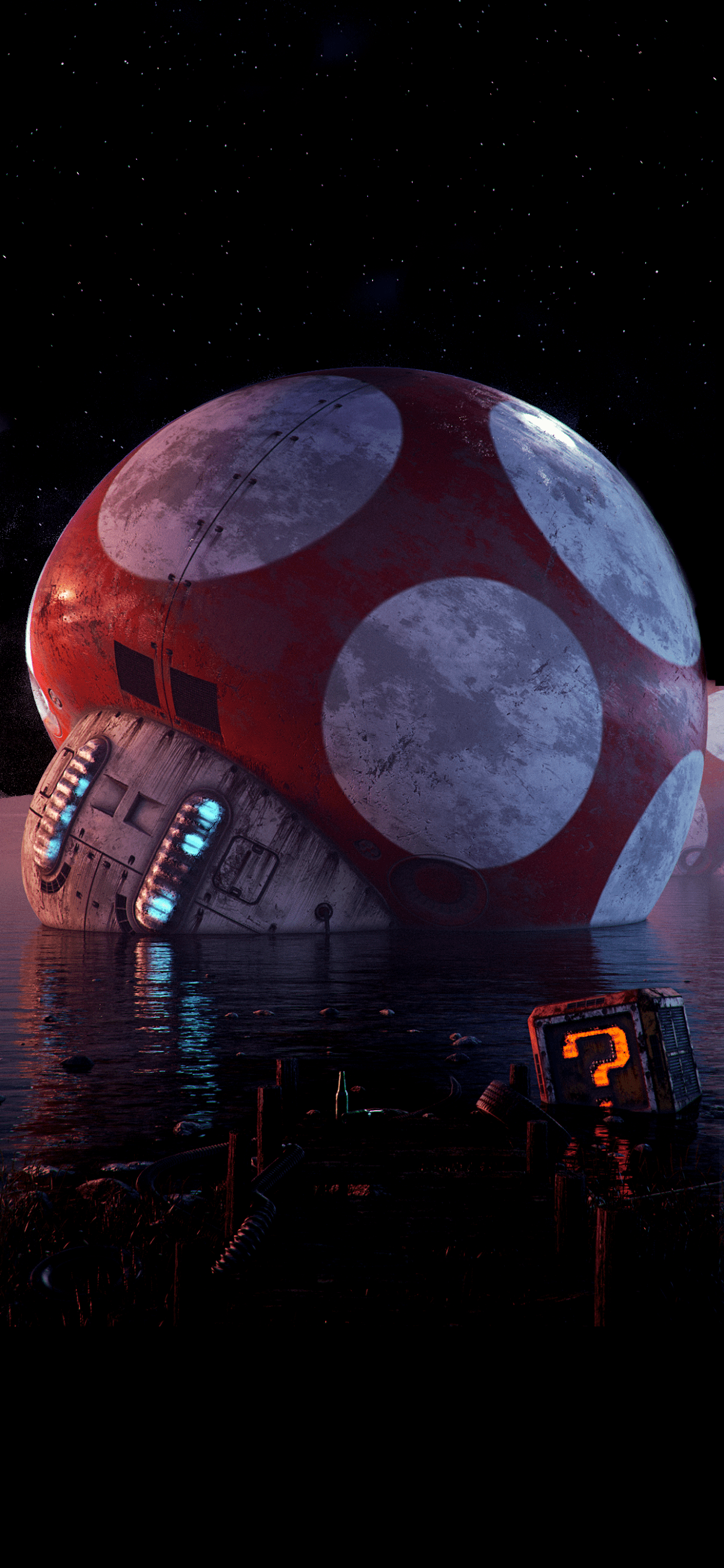 1205x2609 Dystopia Wallpaper Free High Quality Background