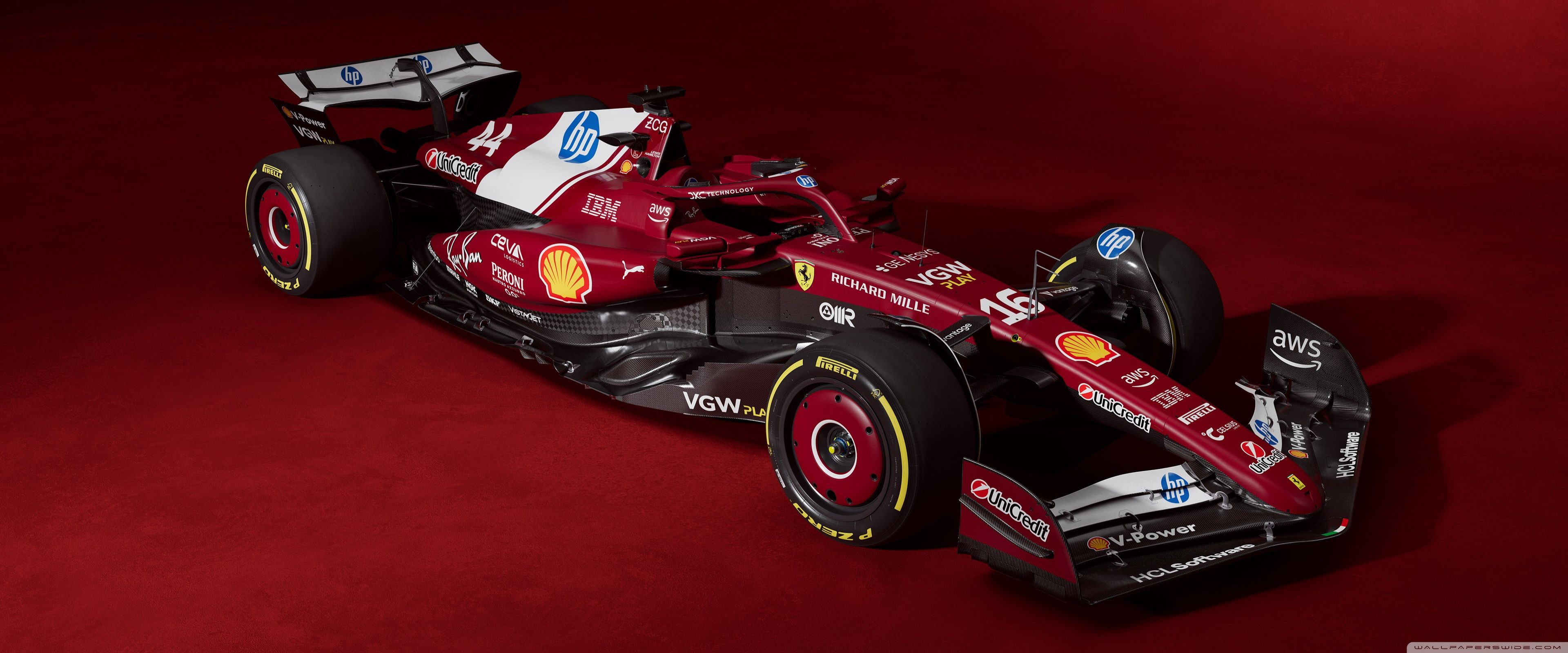 3840x1600 Ferrari F1 2025 4K UHD Wallpaper for UltraHD Desktop and TV : Widescreen and UltraWide Display : Dual Monitor