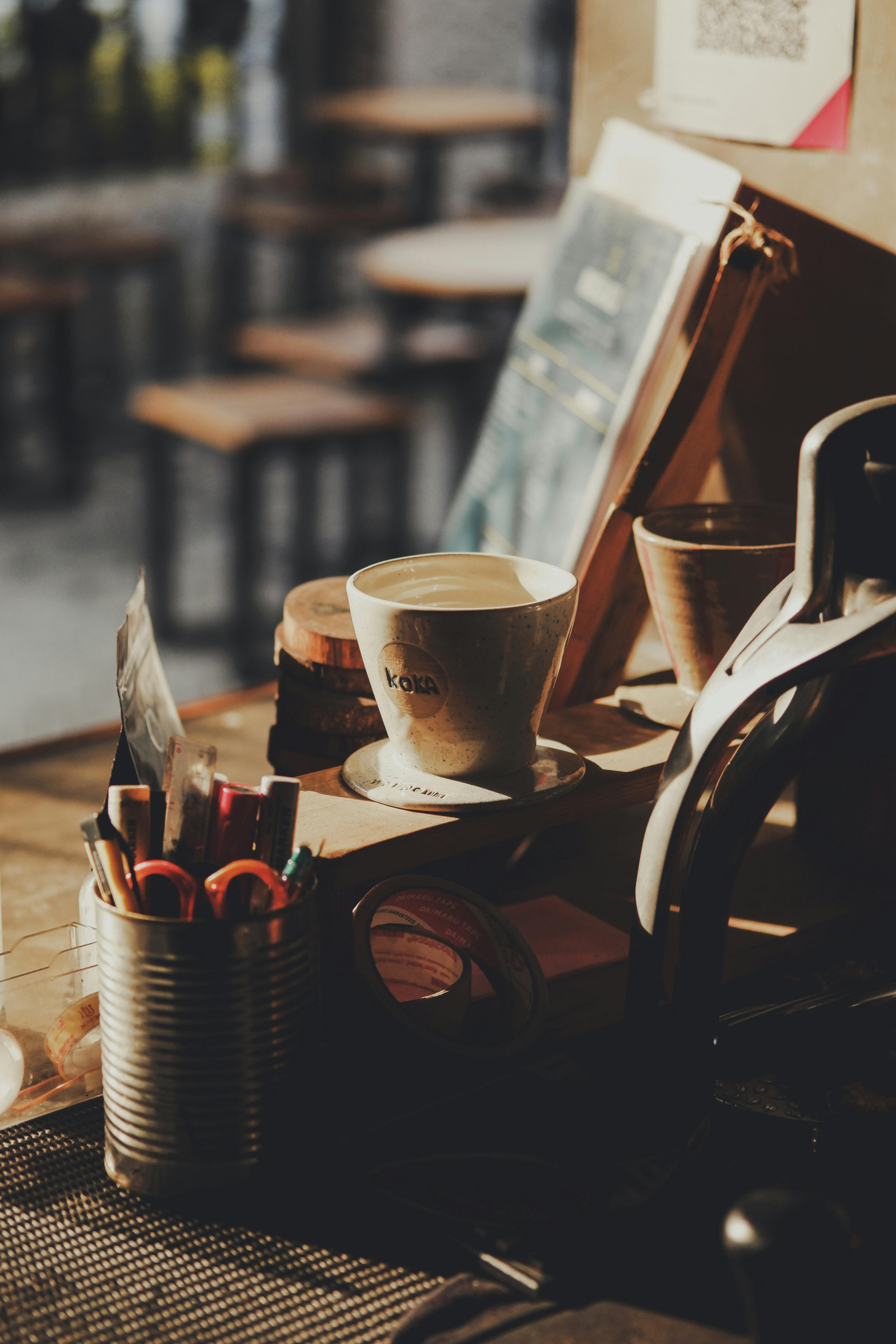 4000x6000 Workplace for Office Job on Counter in Vintage Style · Free