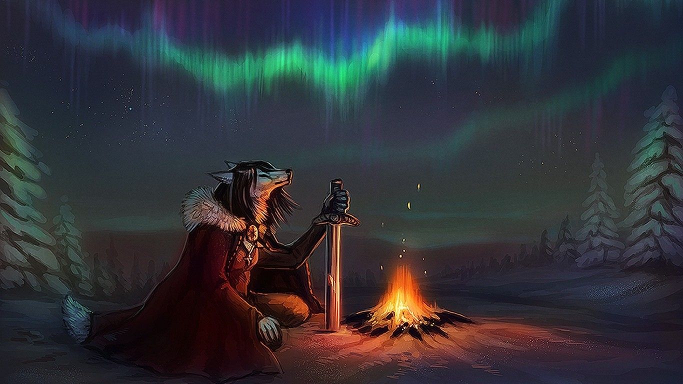 1366x768 furry, Anthro, Fantasy Art Wallpaper HD / Desktop and Mobile Background