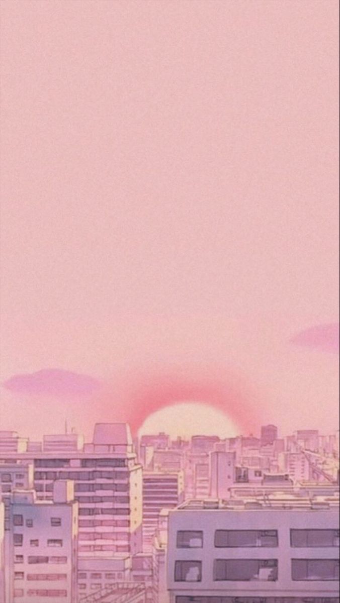 676x1200 Soft pink sunset wallpaper