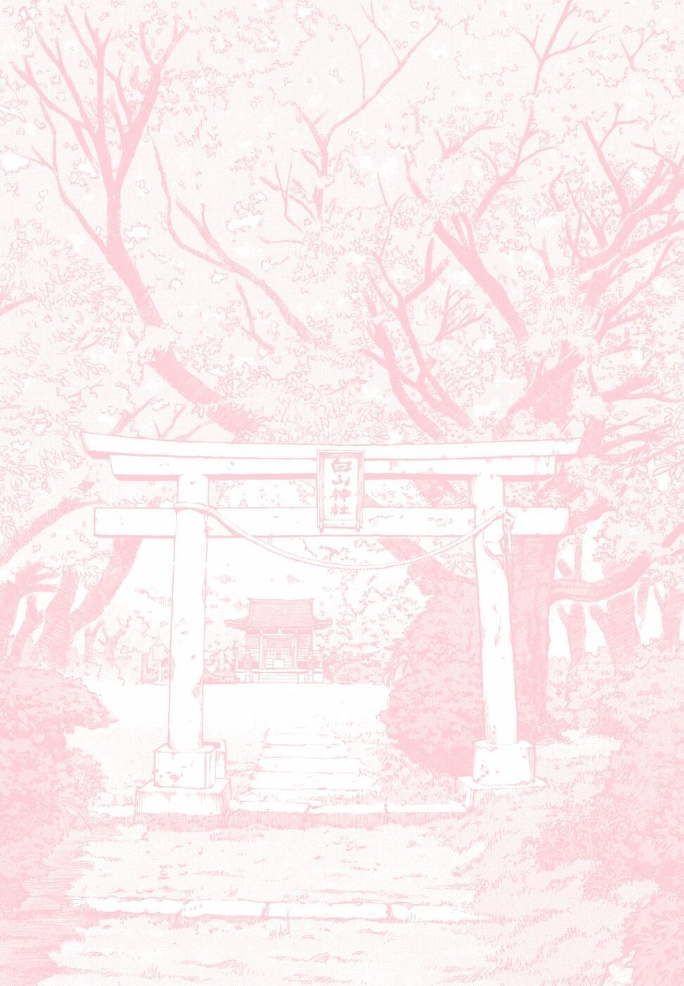 972x1400 Anime Cute Pink Wallpaper