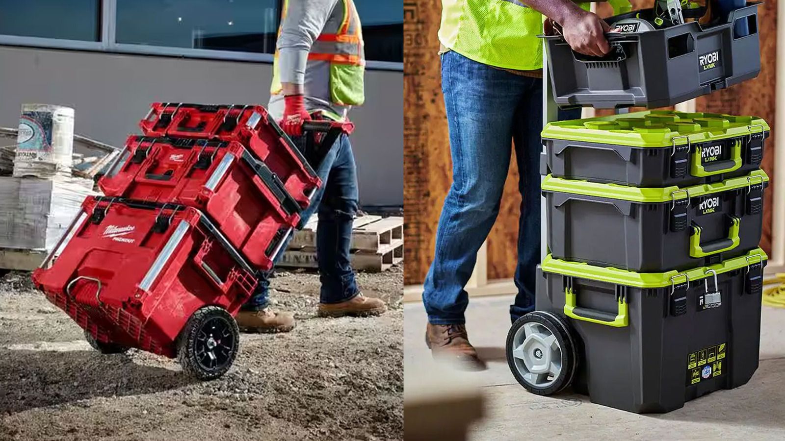 1600x900 Ryobi's Rolling Tool Box VS Milwaukee's Rollout: How Each Compares