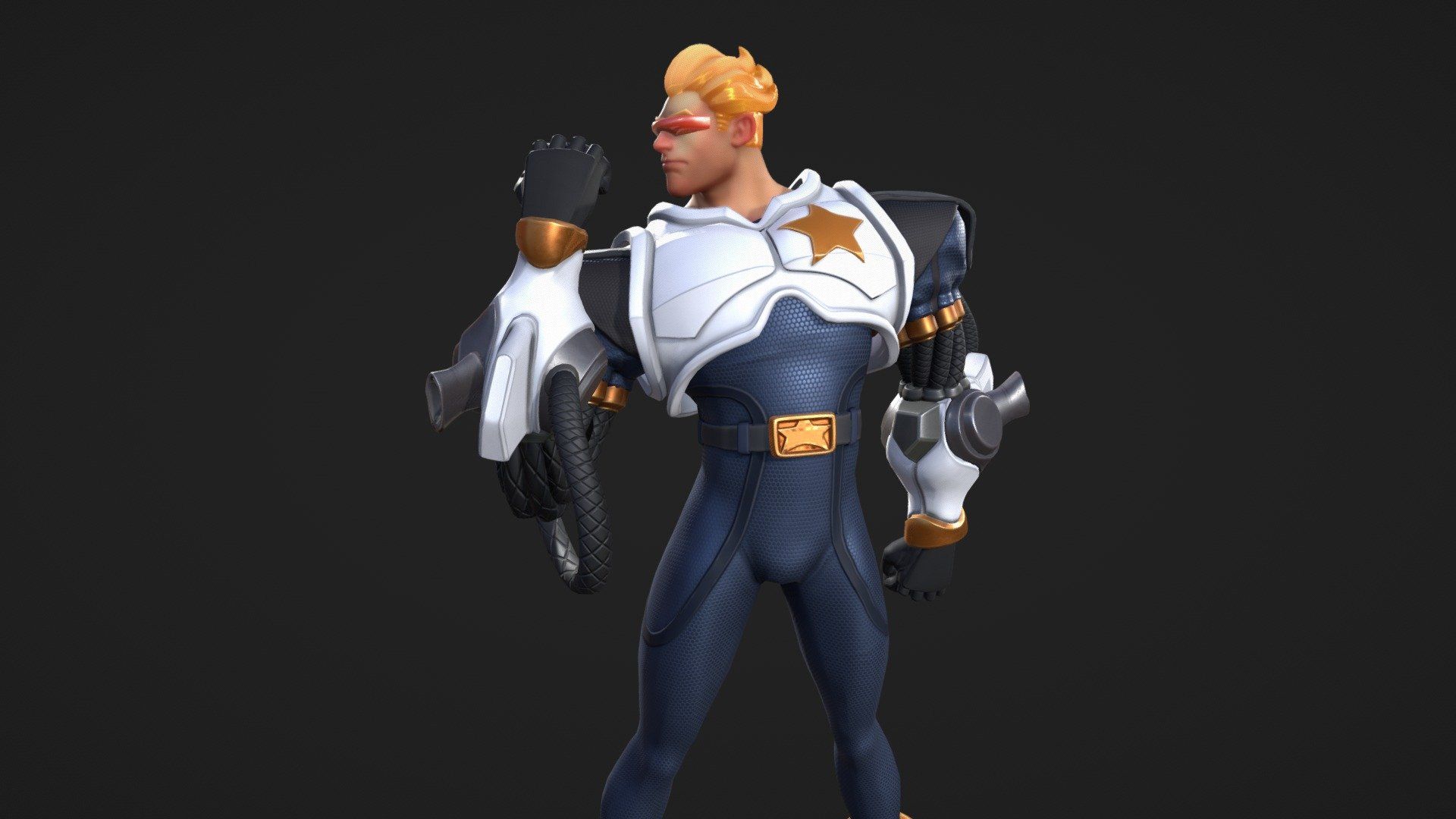 1920x1080 Captain Commando model by alexanderchiveli [c34d50a]
