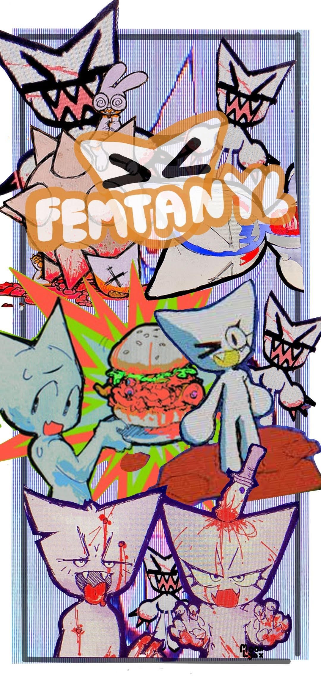 1080x2340 Does Anyone Have A Femtanyl Phone Wallpaper But Without The Gore Blood?