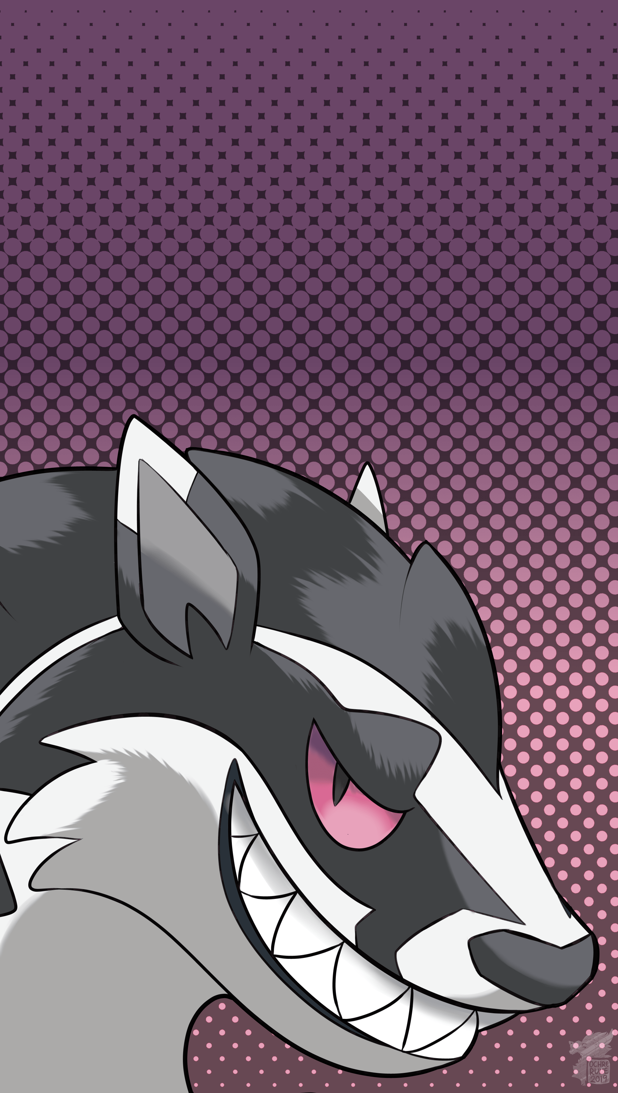 1967x3480 Obstagoon wallpaper