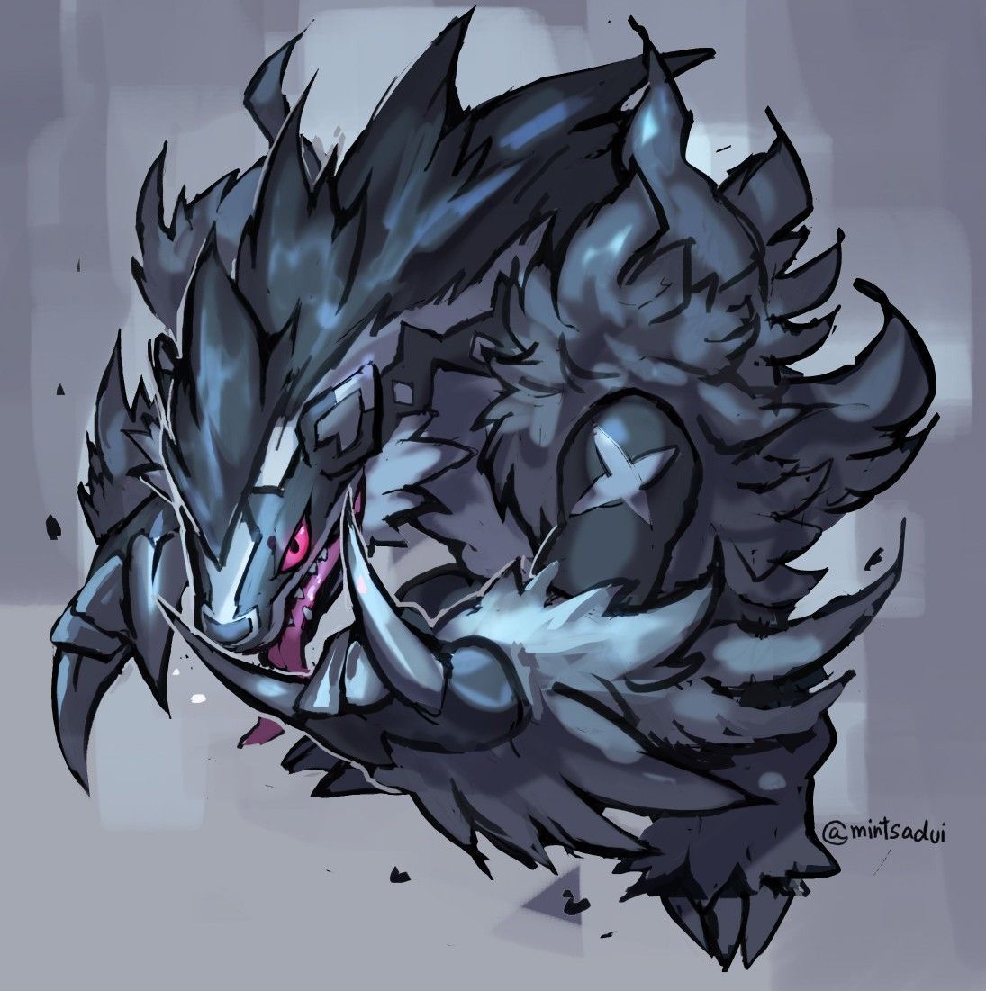 1095x1101 ideias de Obstagoon em 2026. pokemon, arte pokemon, pokemon engraçado