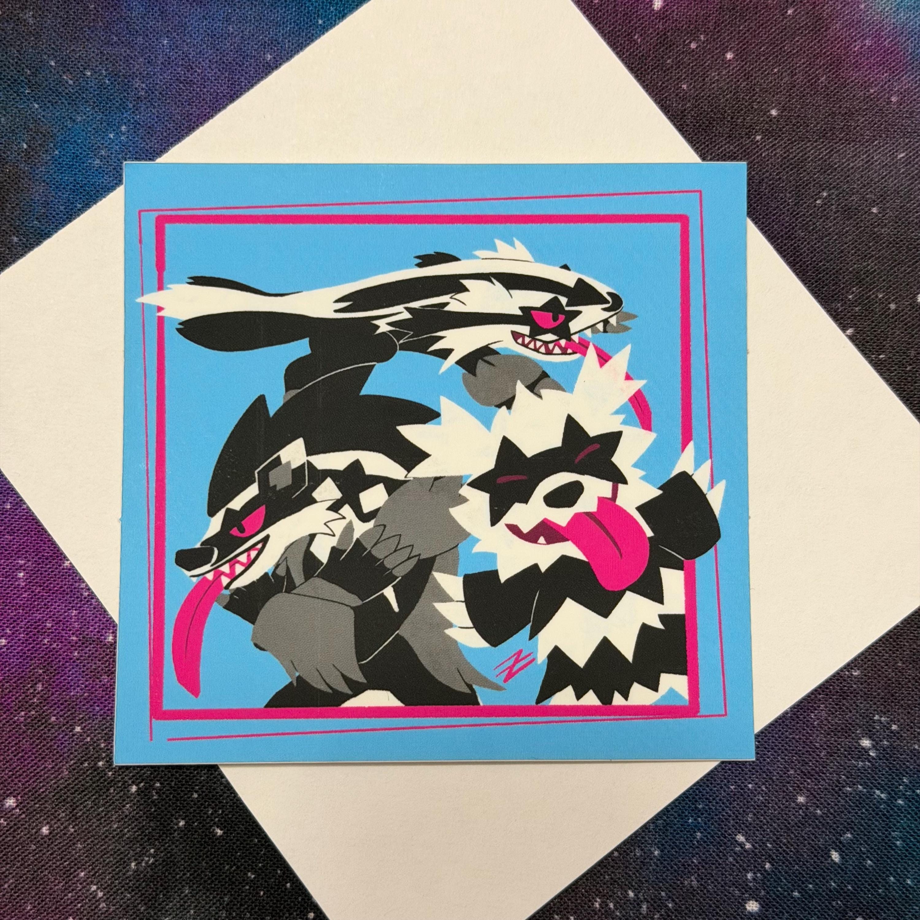 3000x3000 Zigzagoon Sticker