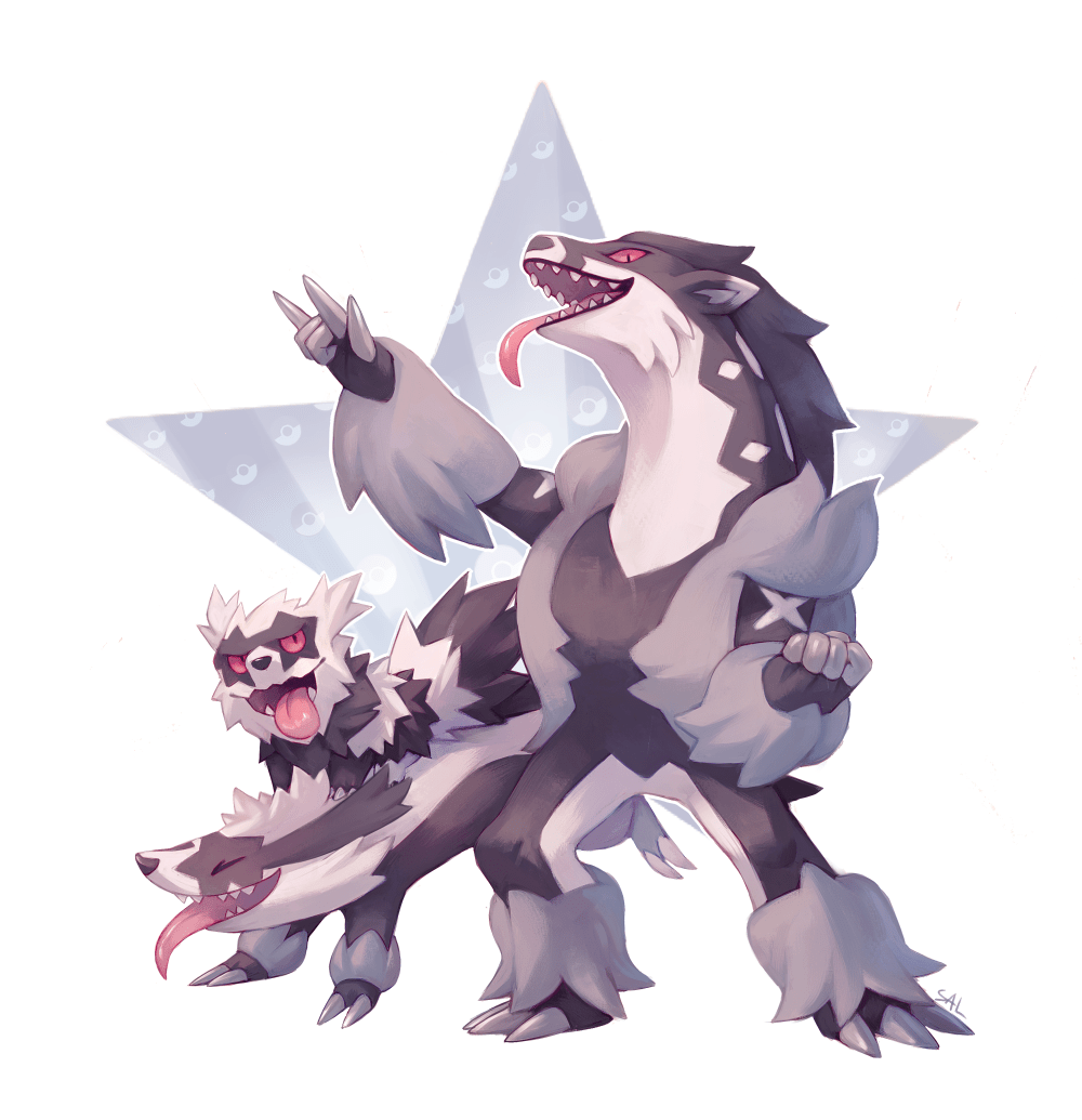 1000x1035 Obstagoonémon. Anime Image Board