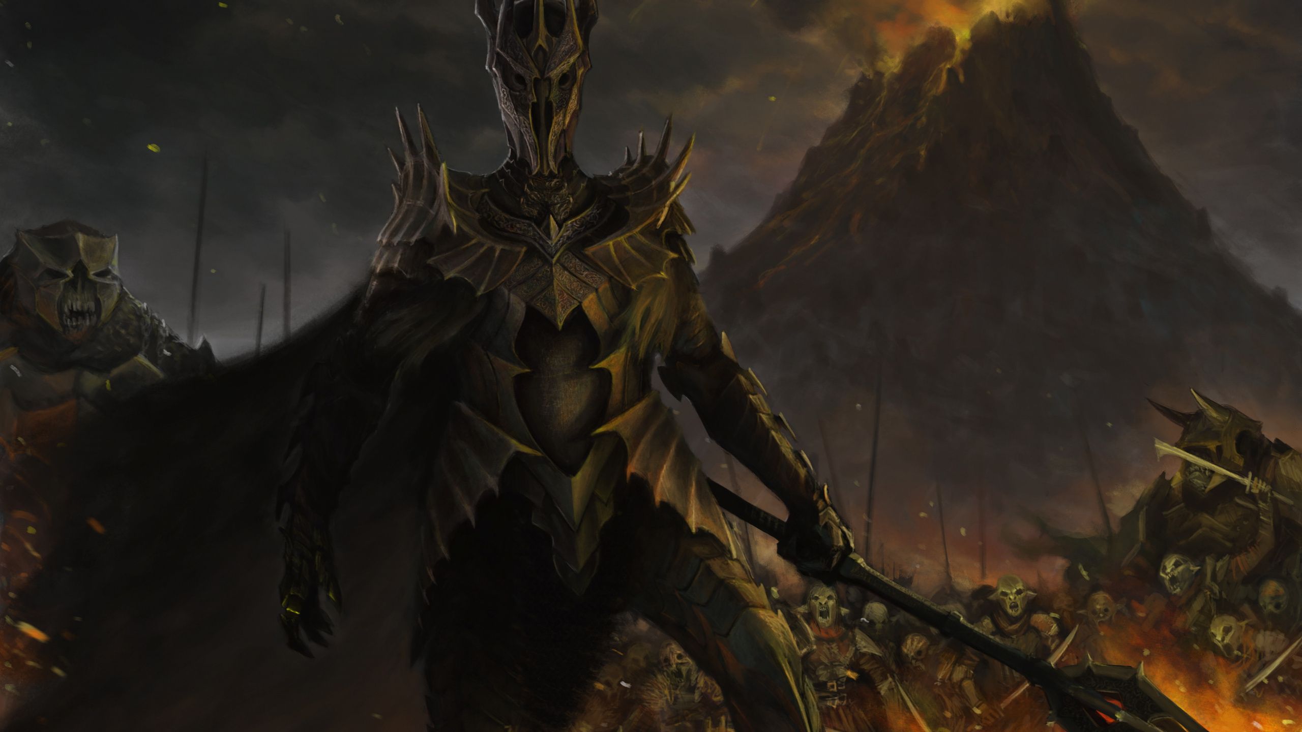 2560x1440 WQHD, QHD, 16:9 Middle Earth Wallpaper Free 2560x1440 High Quality Background
