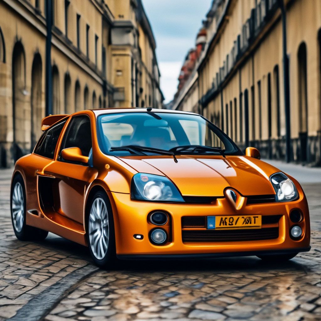 1024x1024 Renault Clio V6 Wallpaper