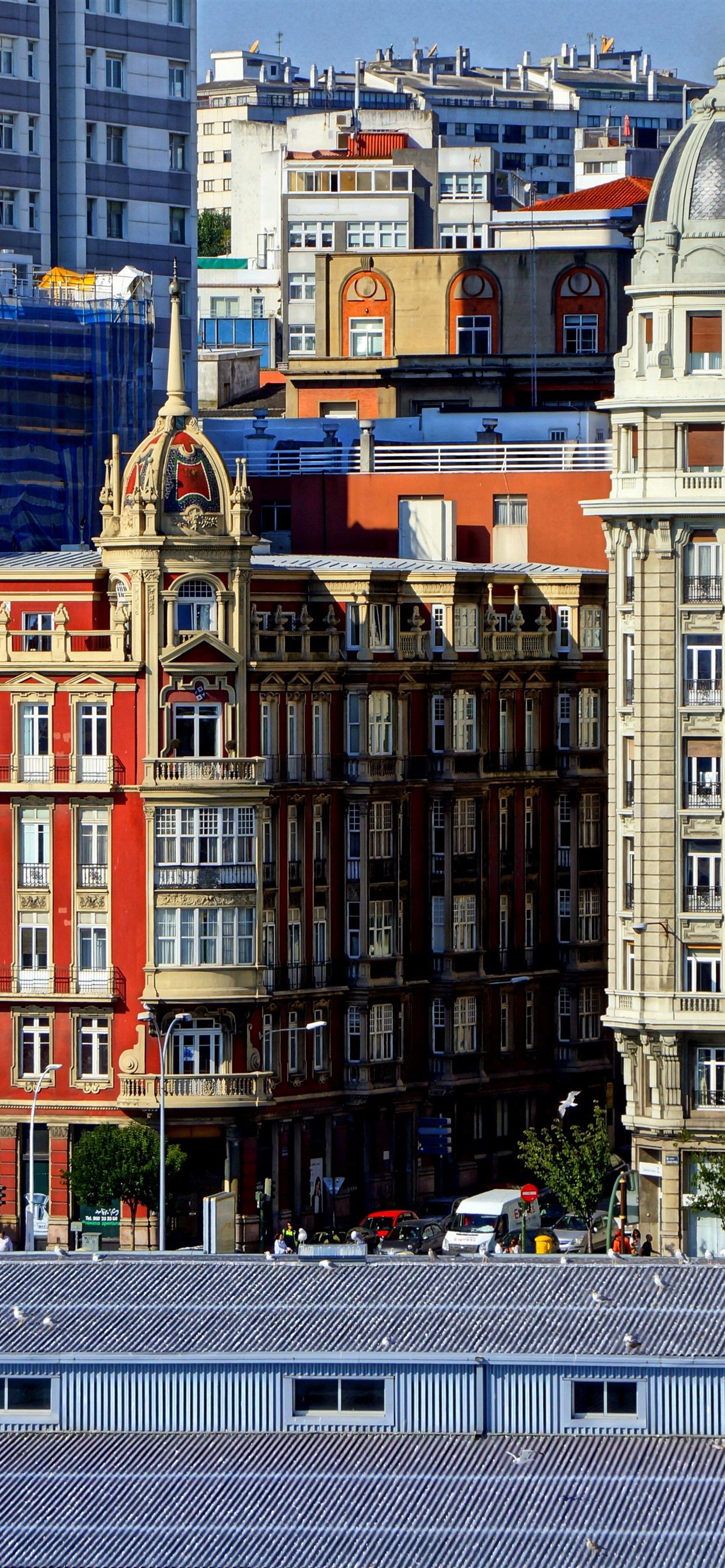 1242x2688 Spain, La Coruna, City, Buildings 1206x2622 IPhone 16 17 Pro Wallpaper, Background, Picture, Image