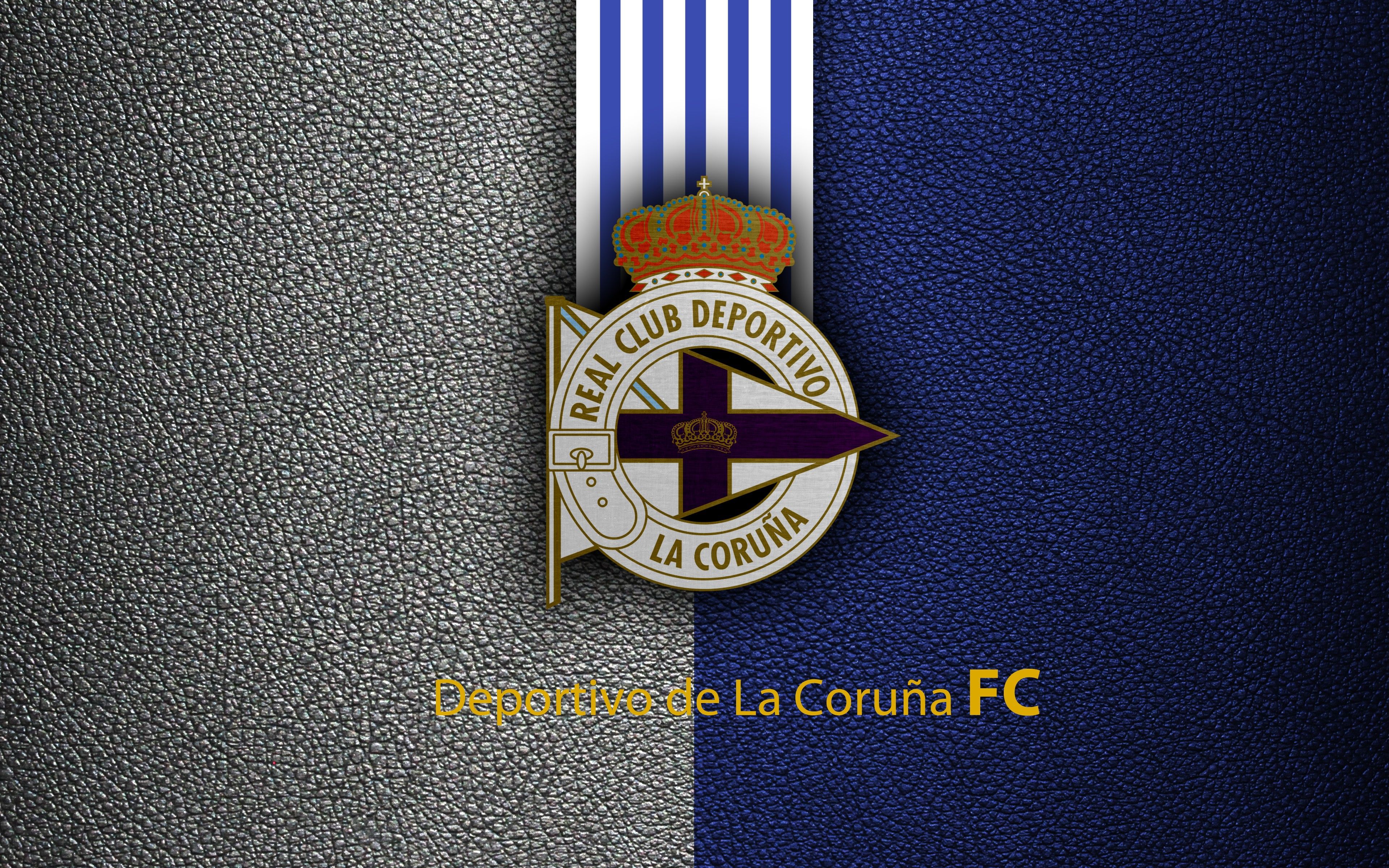 3840x2400 Wallpaper wallpaper, logo, football, Sport, Primera Division, Deportivo de La Coruna for mobile and desktop, section спорт, resolution 3840x2400