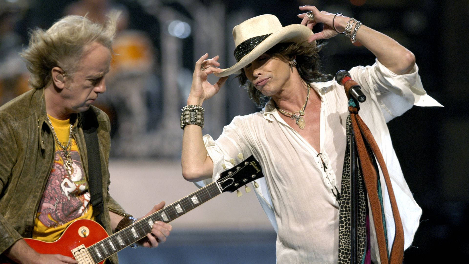 1920x1080 Download Aerosmith Rock Band Joe Perry Stage Wallpaper