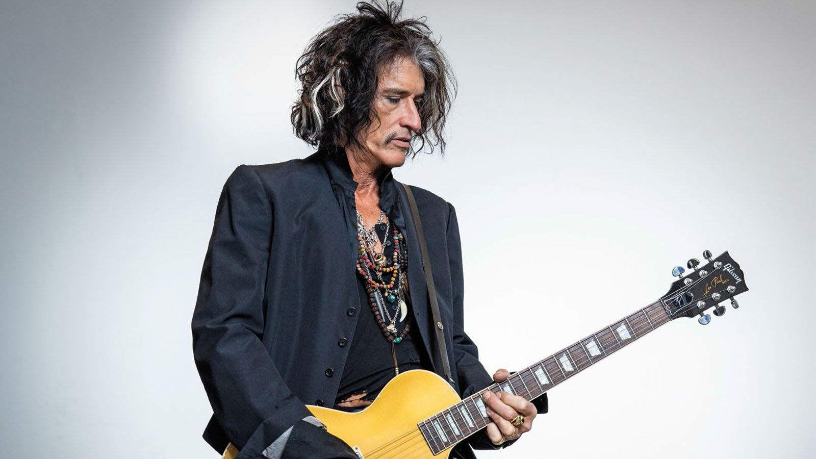 1600x900 Joe Perry: “It's probably the closest I'm ever going to get to adorning a Les Paul with all my little touches”