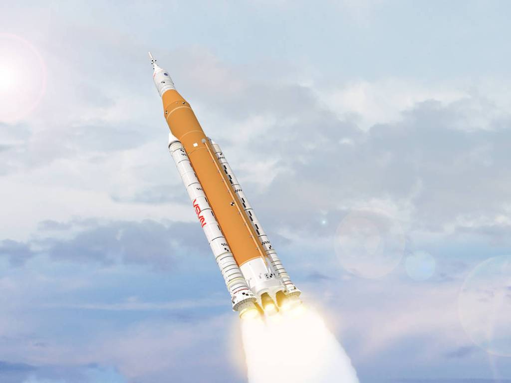1024x768 Space Launch System Illustrations