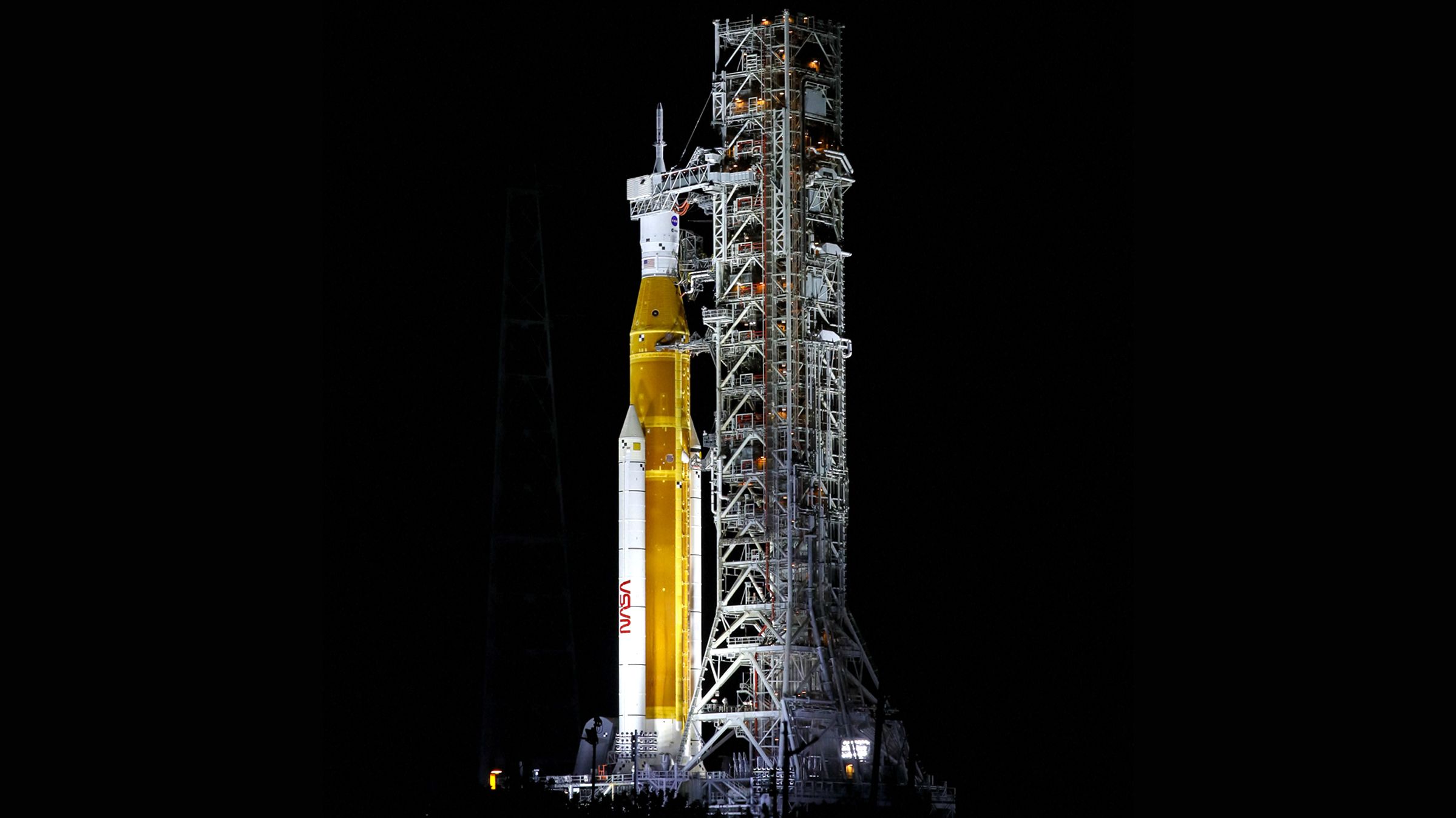 2399x1349 NASA's Giant SLS Rocket Is One Step Closer to Launch