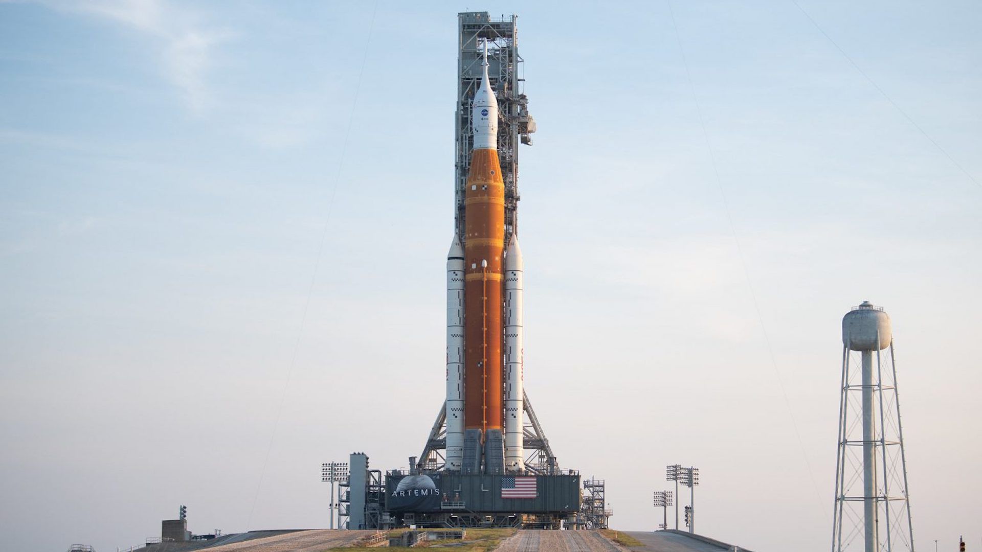 1920x1080 Finally! NASA's Space Launch System is at the rocket pad, ready for launch