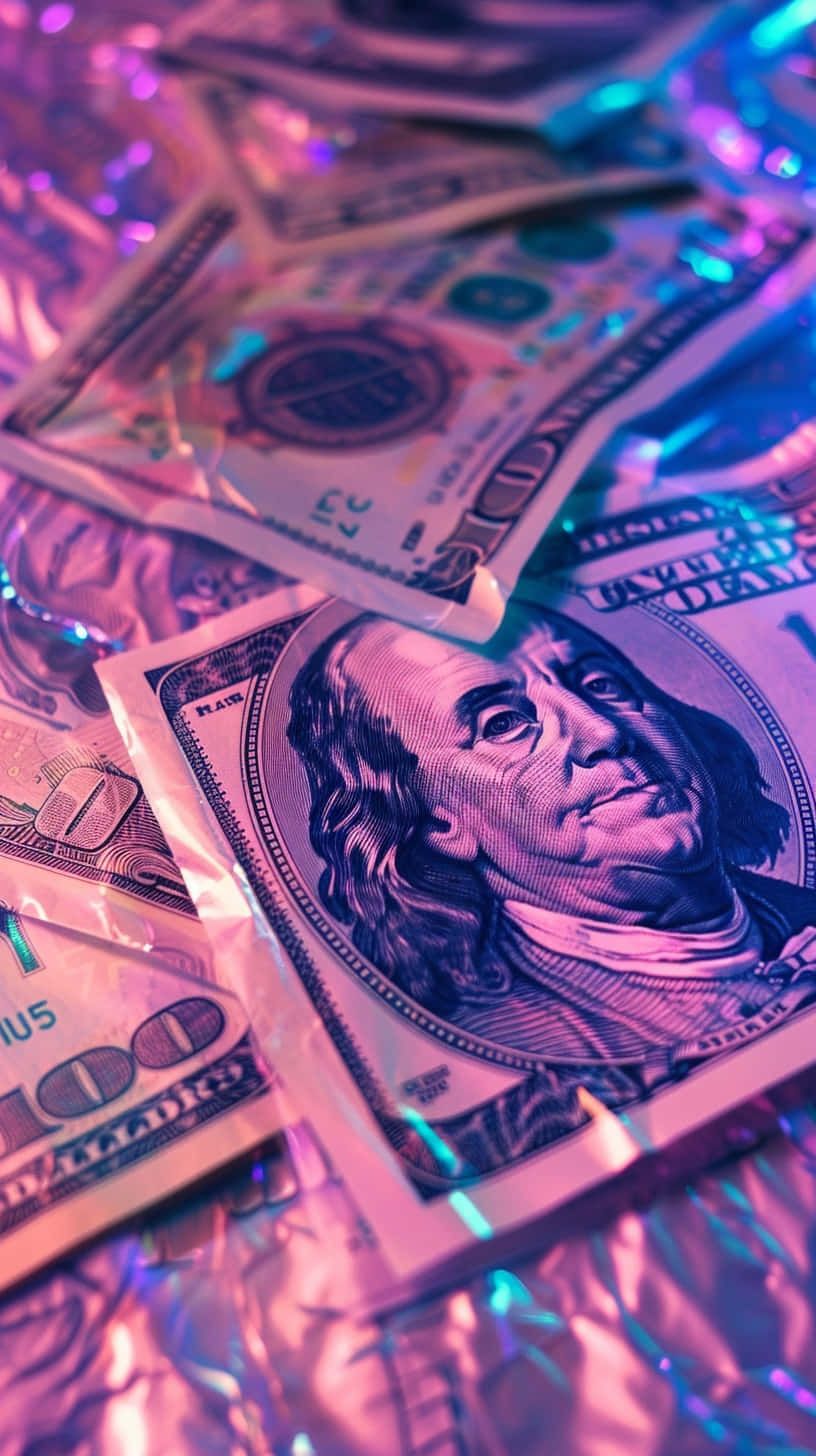 816x1456 Baddie Money Aesthetic Wallpaper