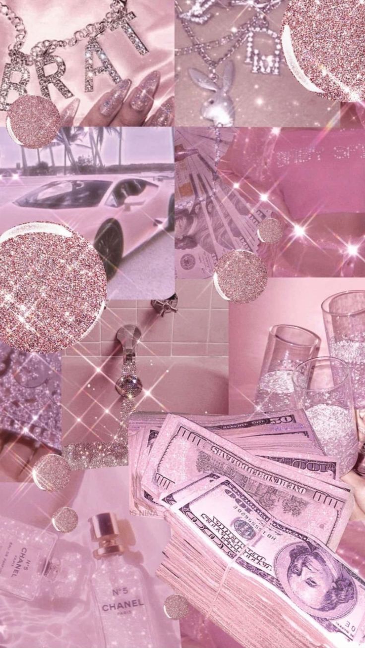 736x1308 Pins by you. Pink glitter wallpaper, Money wallpaper iphone