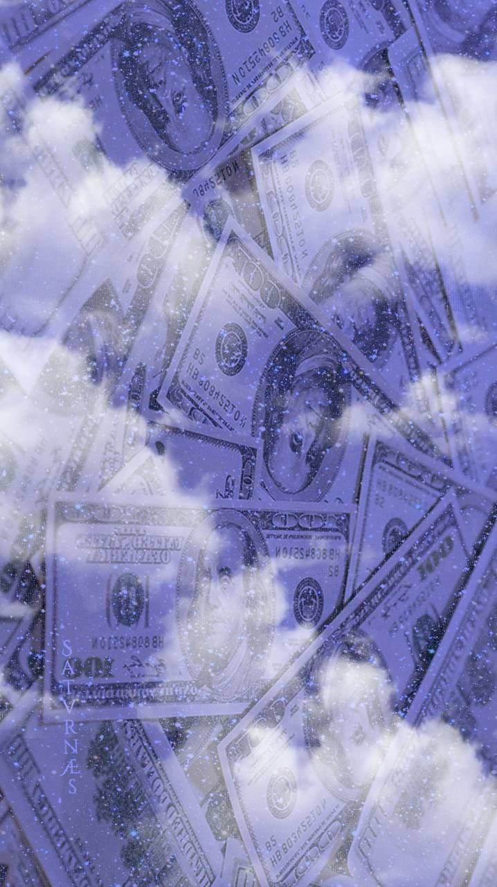 718x1280 Blue Dollar Money 1 wallpaper