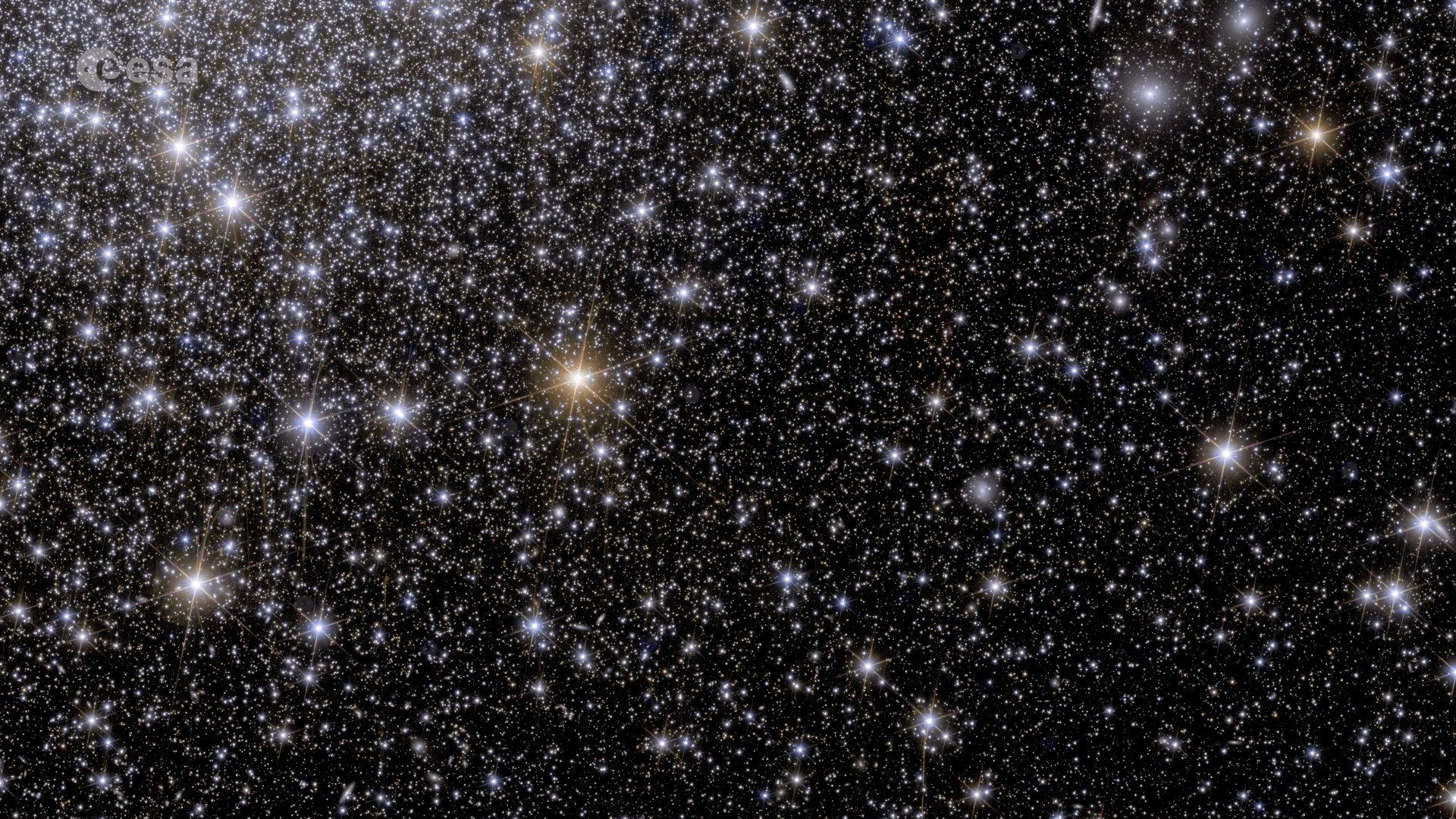 1920x1080 ESA's first image: Perseus cluster of galaxies