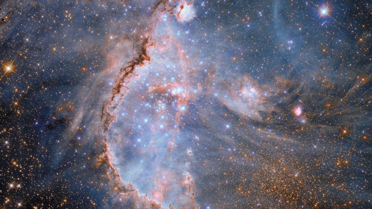 1248x702 Hubble captures a stunning cradle of stars in neighboring galaxy