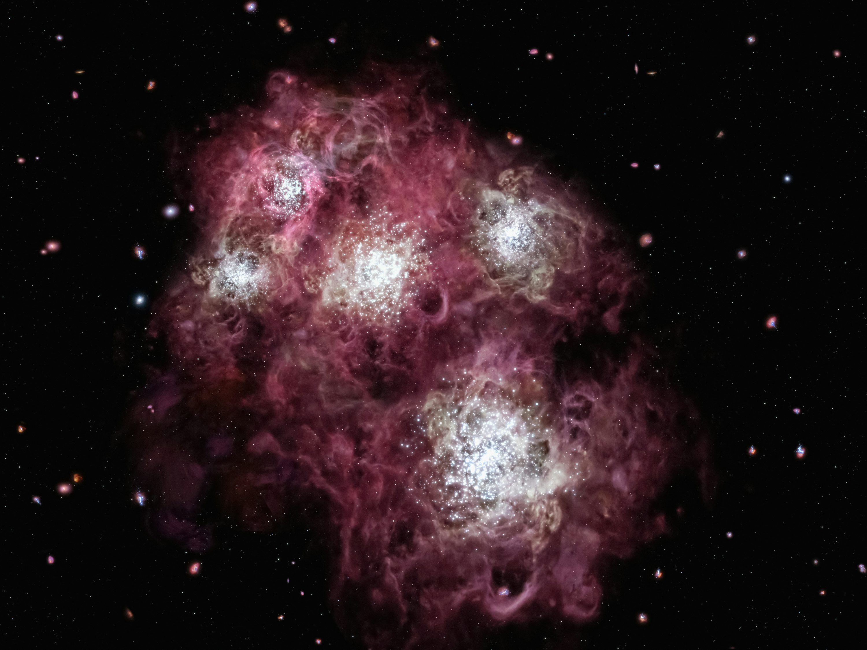 3000x2250 A large cluster of stars in the sky photo