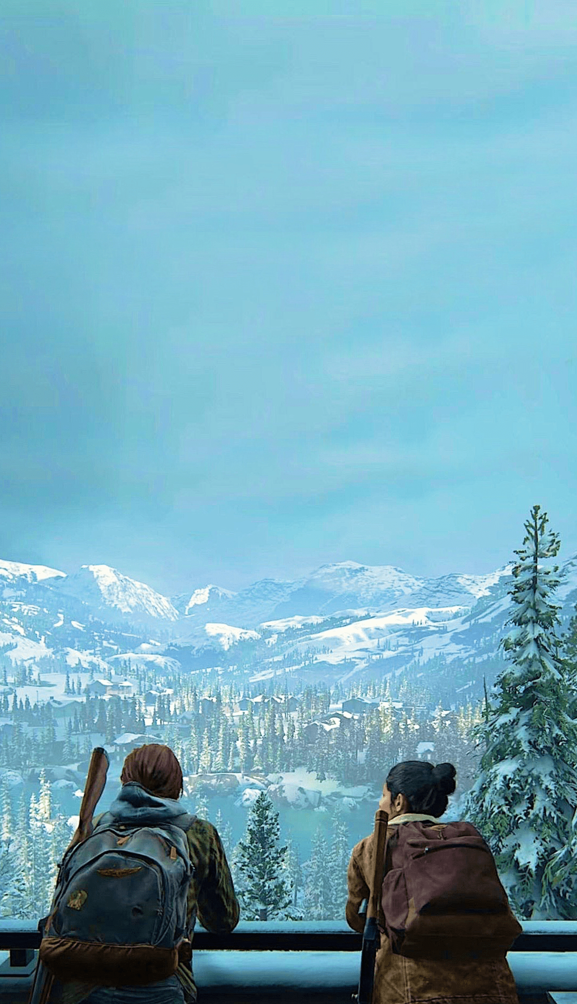 1147x1997 Ellie And Dina Wallpaper