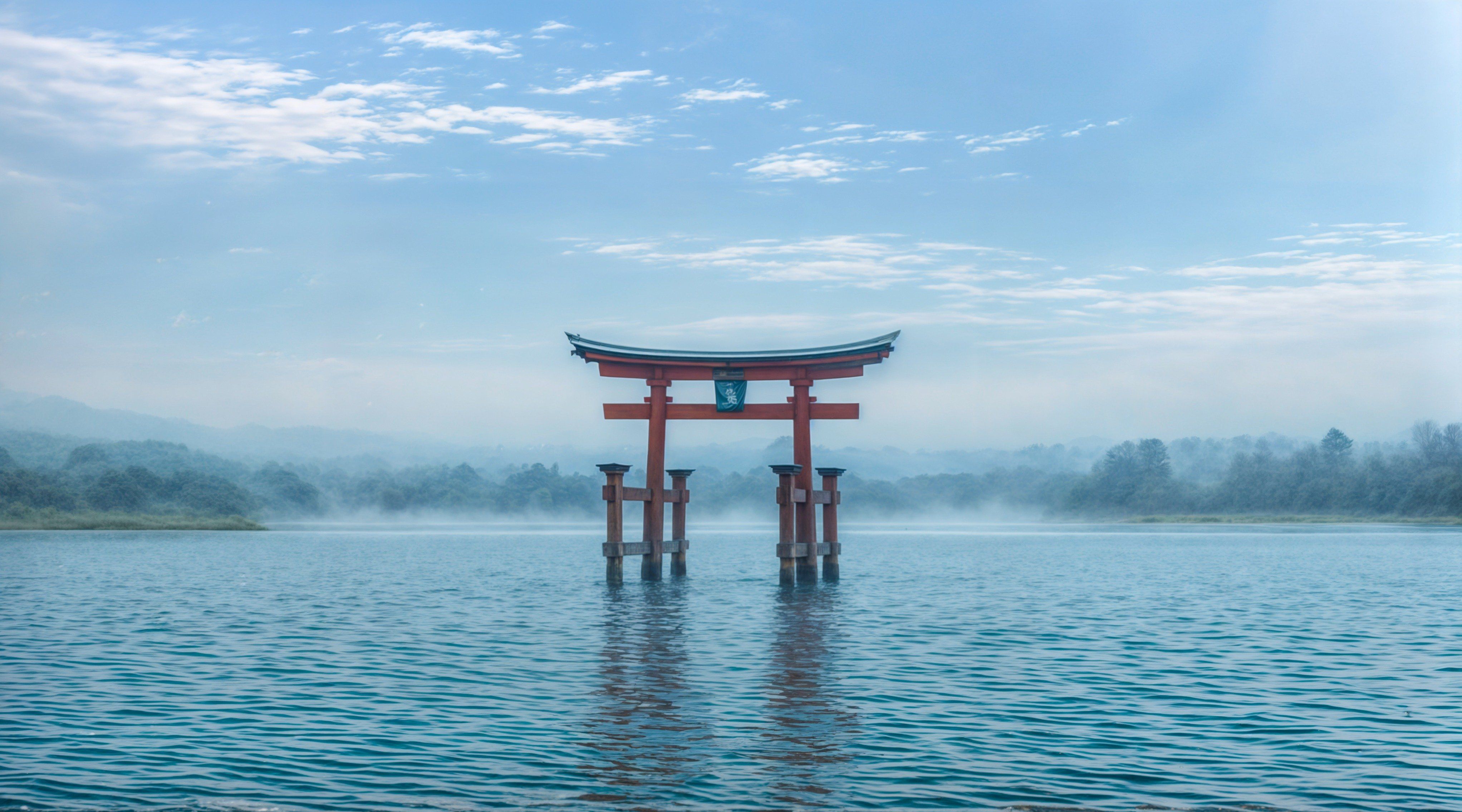 4088x2272 Torii Gate in Japan Wallpaper 4K for Desktop