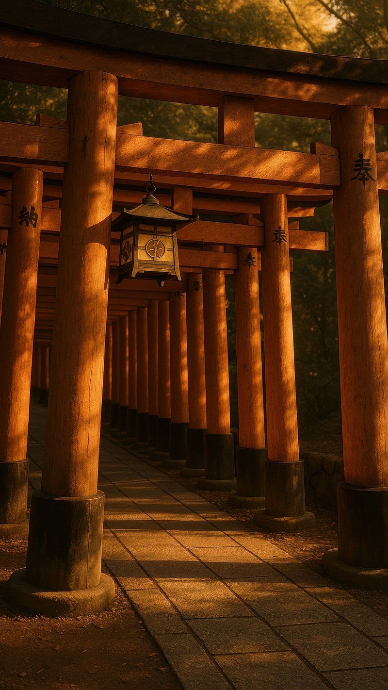 800x1422 Japanese Torii gate art print