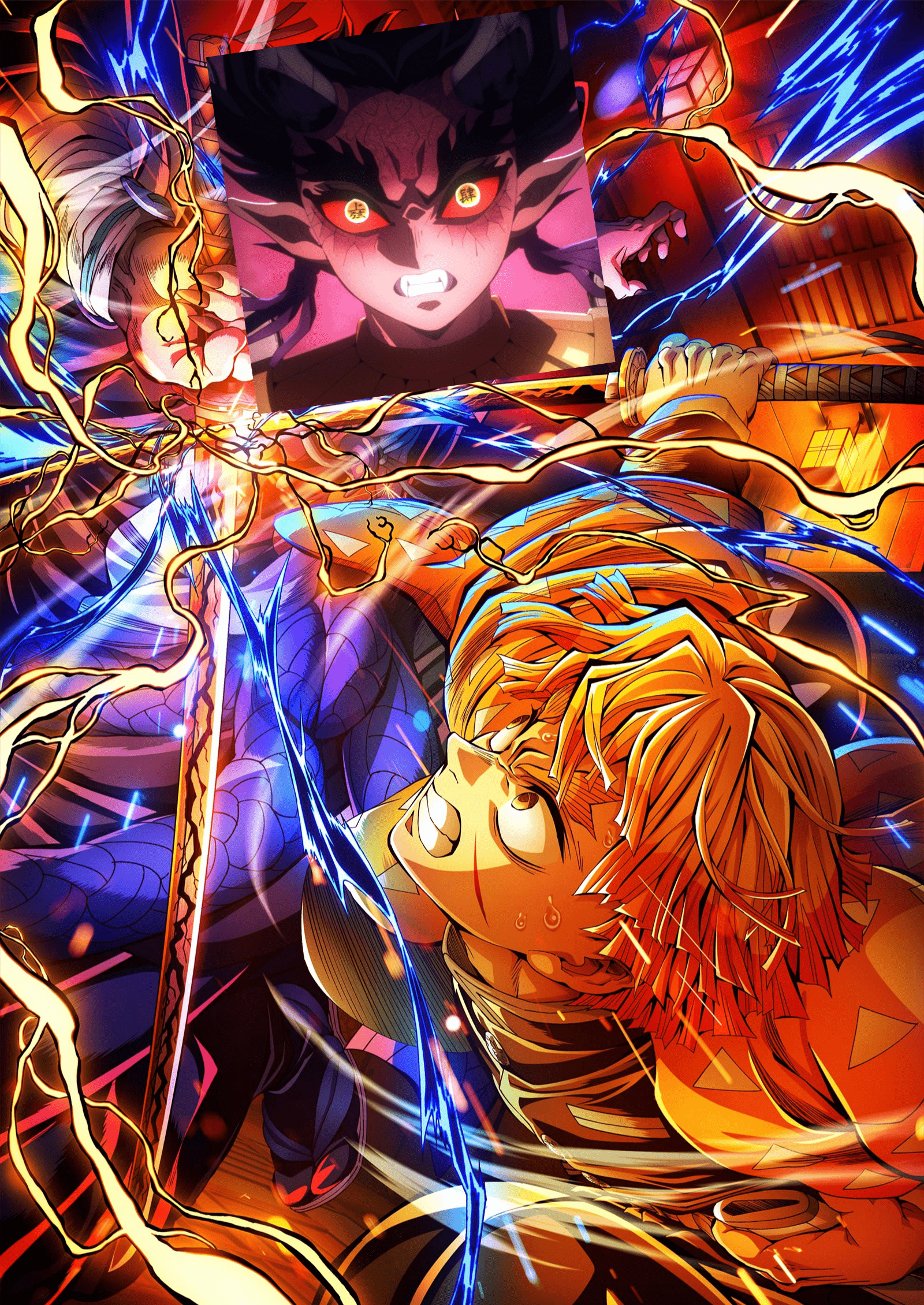 1600x2260 In Your Opinion, Will Marked 7th Form Zenitsu Be Able To Defeat Zohakuten (no Immortality)? Considering That Zenitsu In Base Speed Blitzes Gyutaro And Kaigaku, Mark Should Give Him Enough Boost To Speed Blitz
