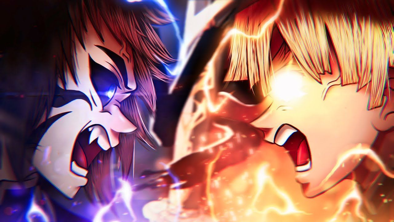 1280x720 Zenitsu vs Kaigaku FULL FIGHT!