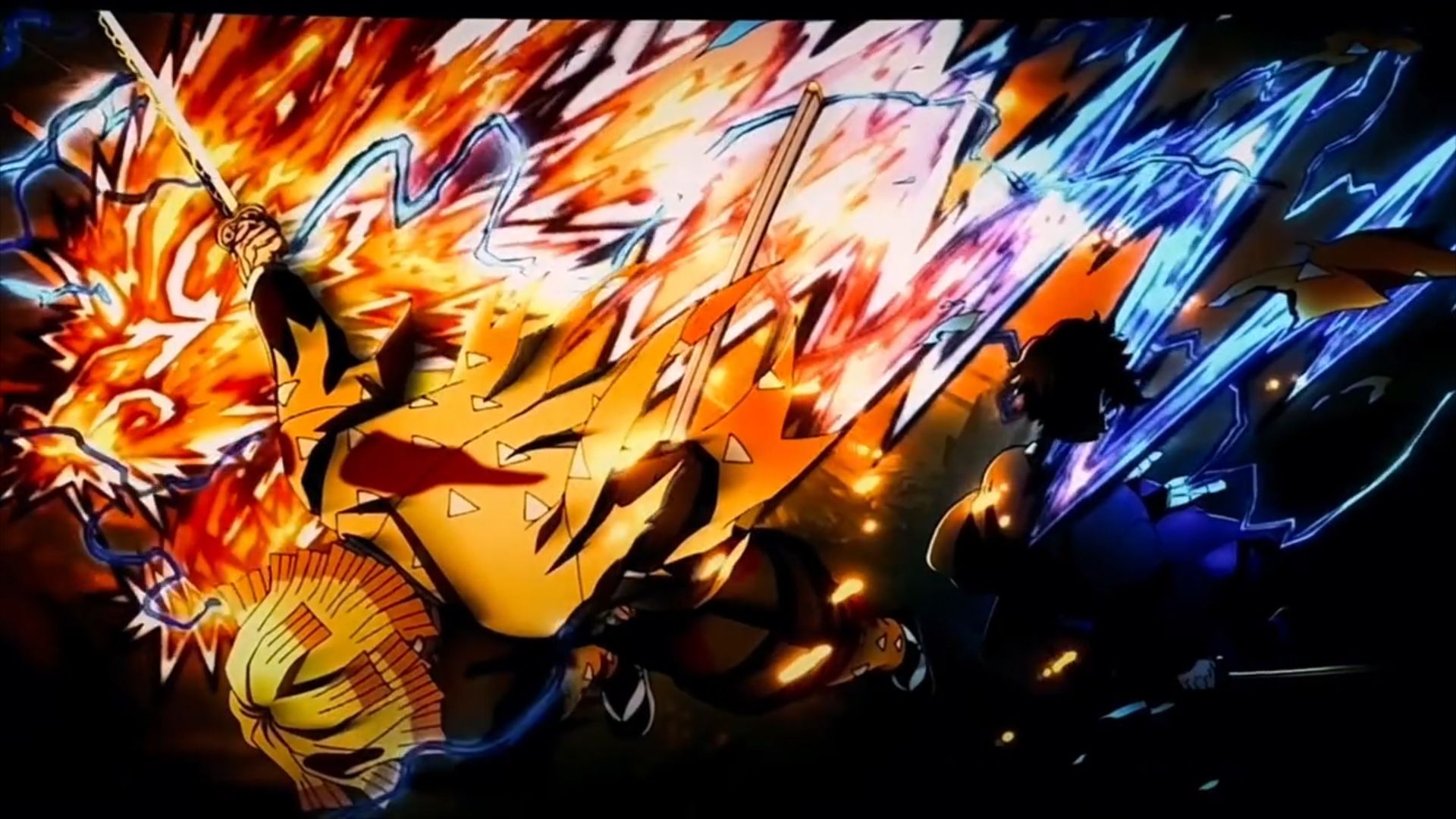 1920x1080 Zenitsu Vs kaigaku Flowframe Twixtor