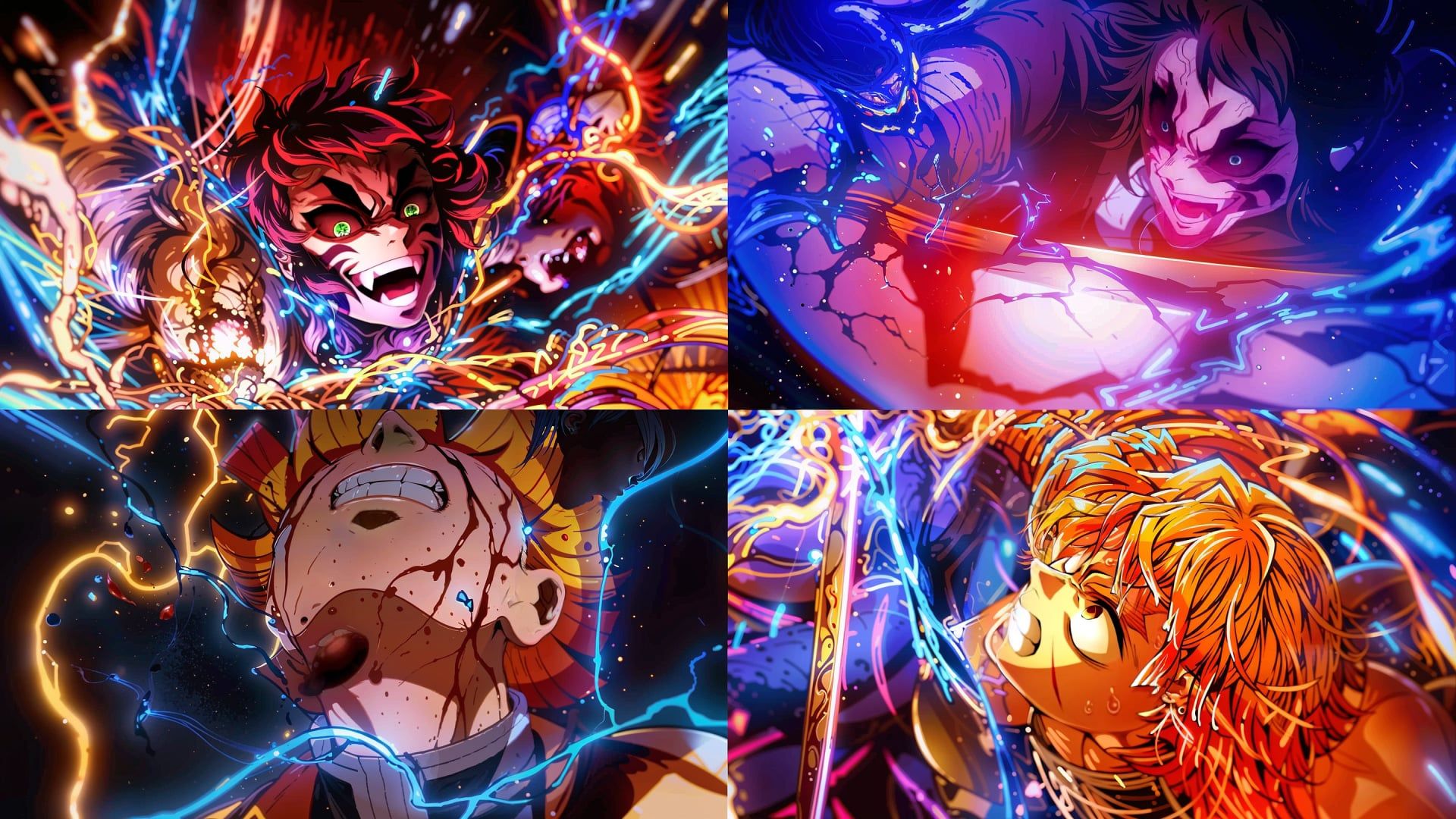 1920x1080 Zenitsu Vs Kaigaku Full Fight And Flashback